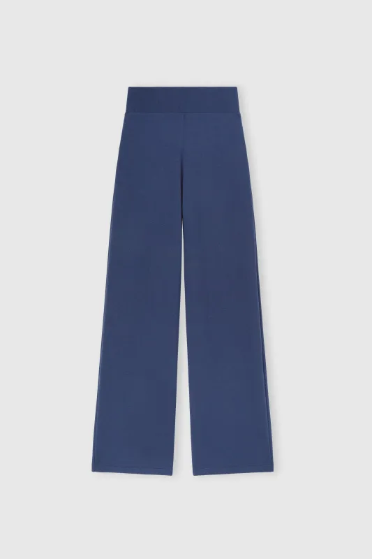 Cotton jersey palazzo trousers sold by Ermanno Scervino