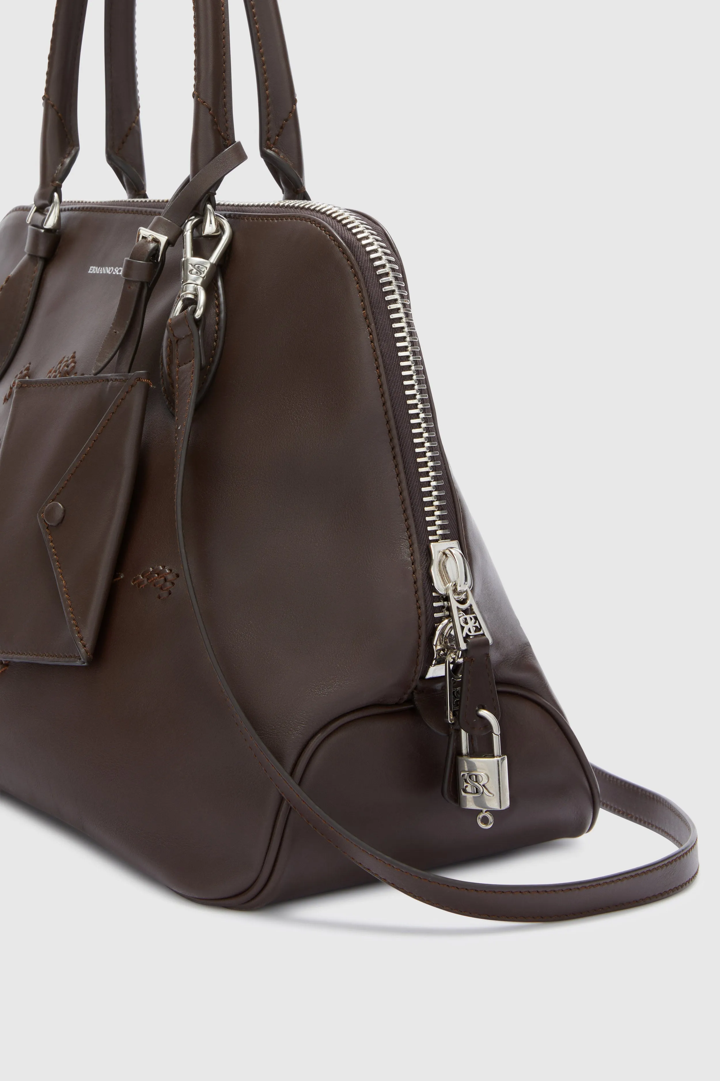 Orsetta large embroidered in suede sold by Ermanno Scervino product image thumbnail 4