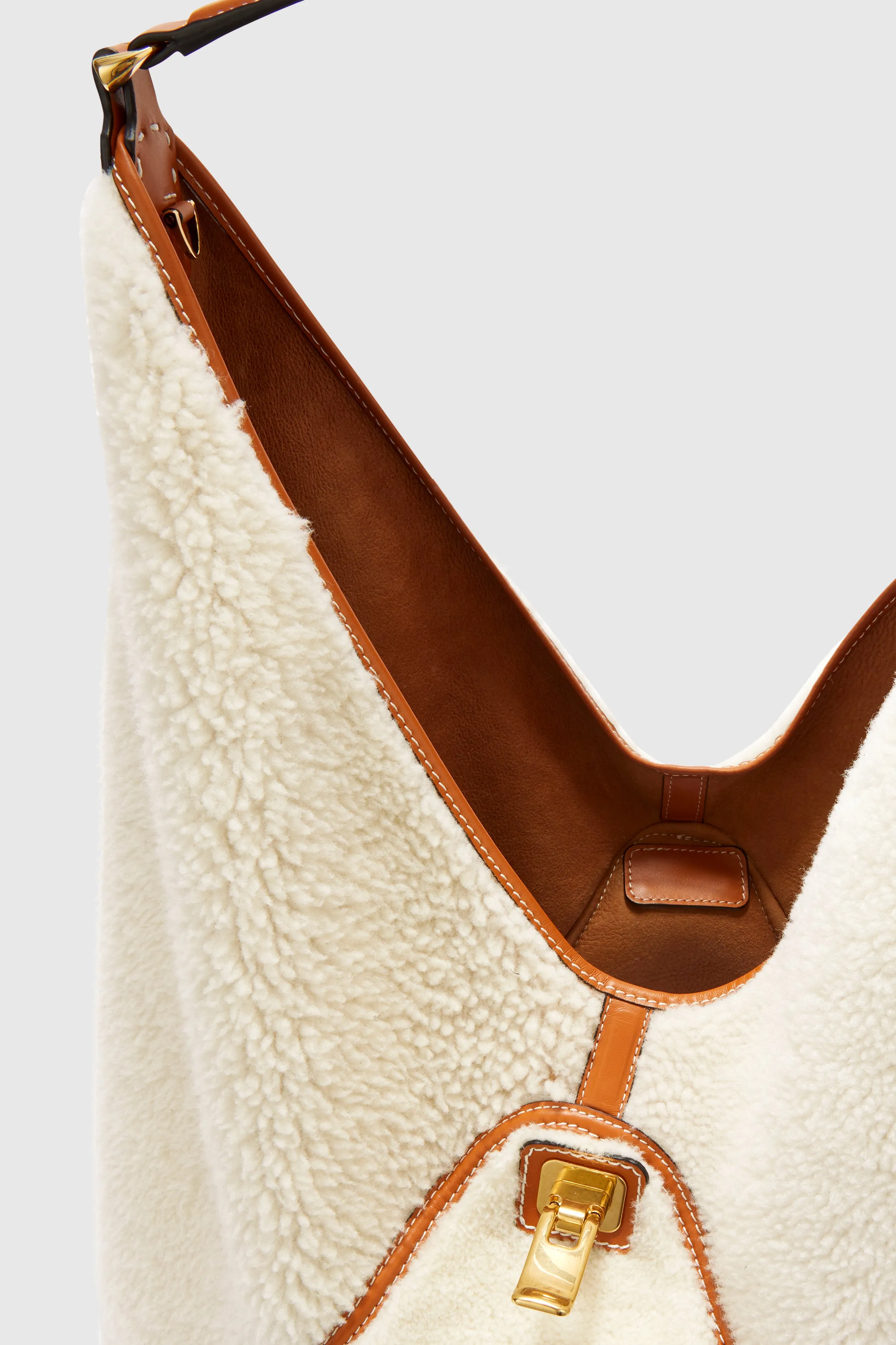 Dudu large in shearling sold by Ermanno Scervino product image thumbnail 5