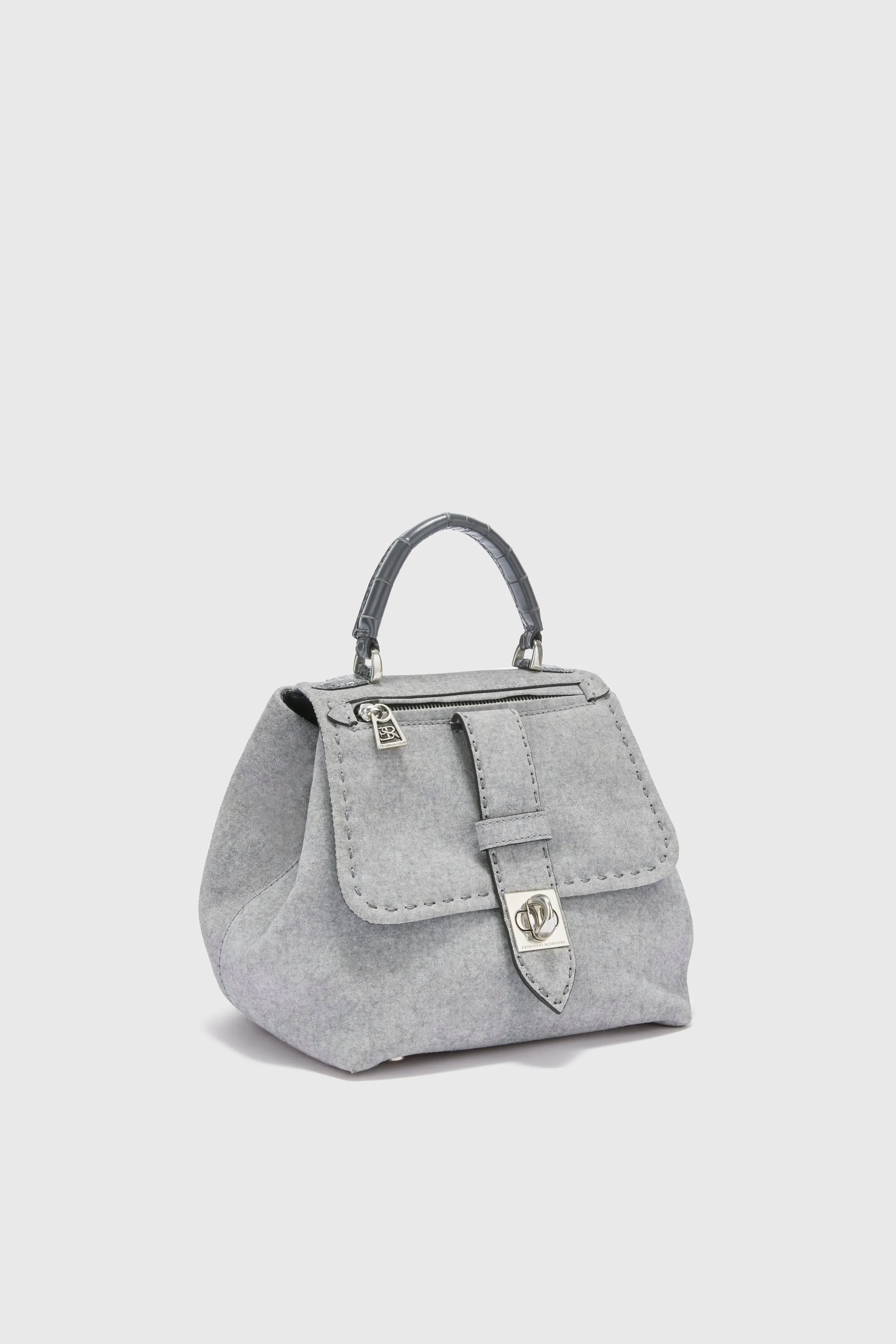 Liza bag in printed crust melange cloth sold by Ermanno Scervino product image thumbnail 3
