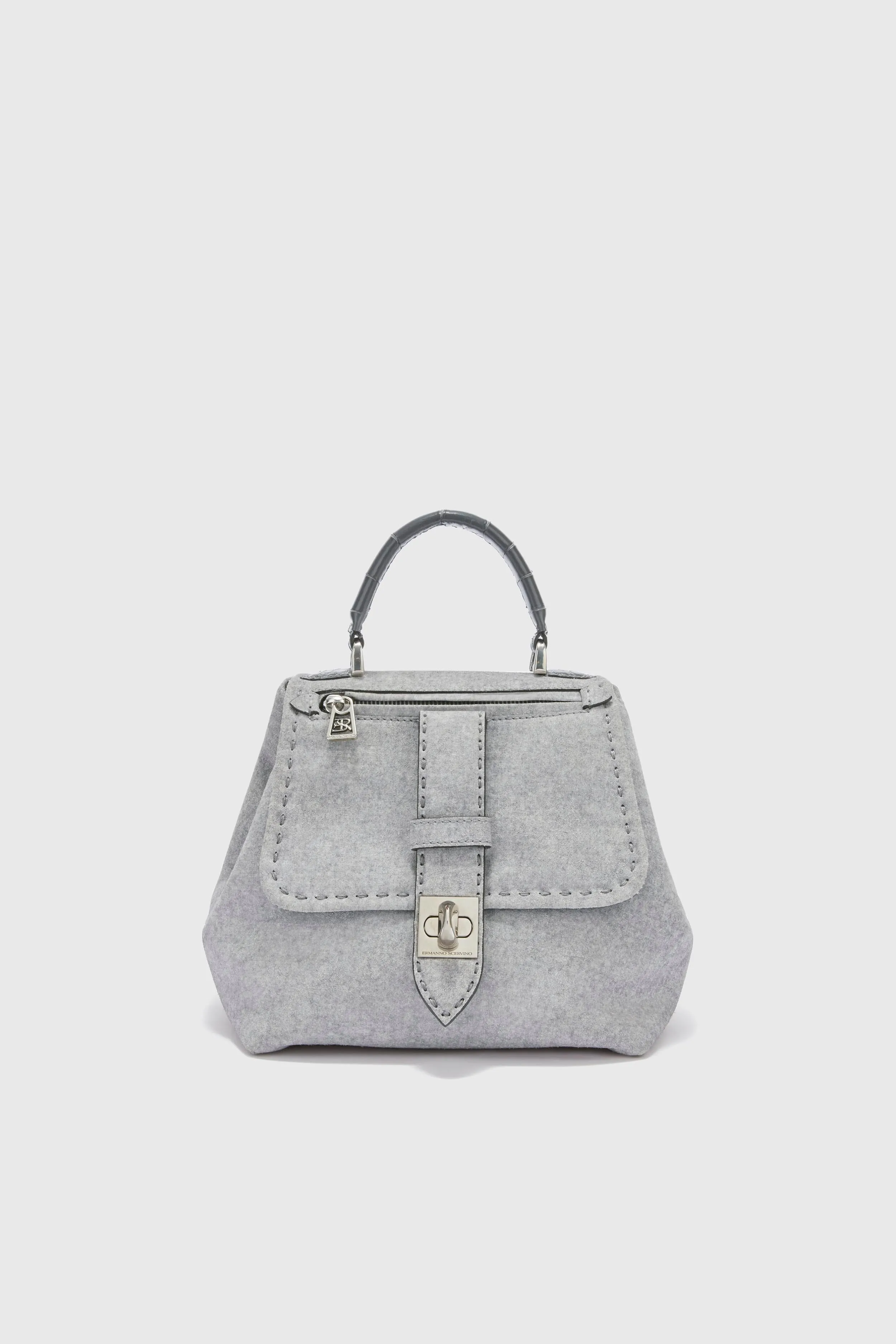 Liza bag in printed crust melange cloth sold by Ermanno Scervino