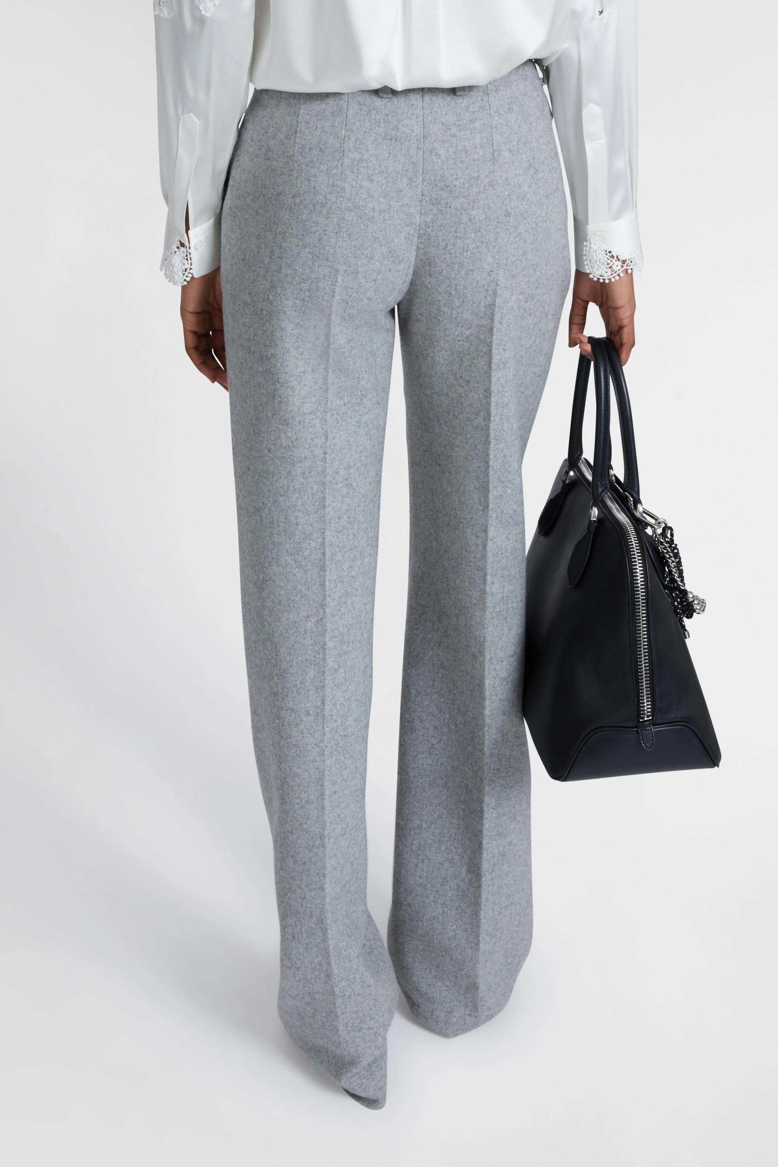 Wool blend palazzo trousers sold by Ermanno Scervino product image thumbnail 5