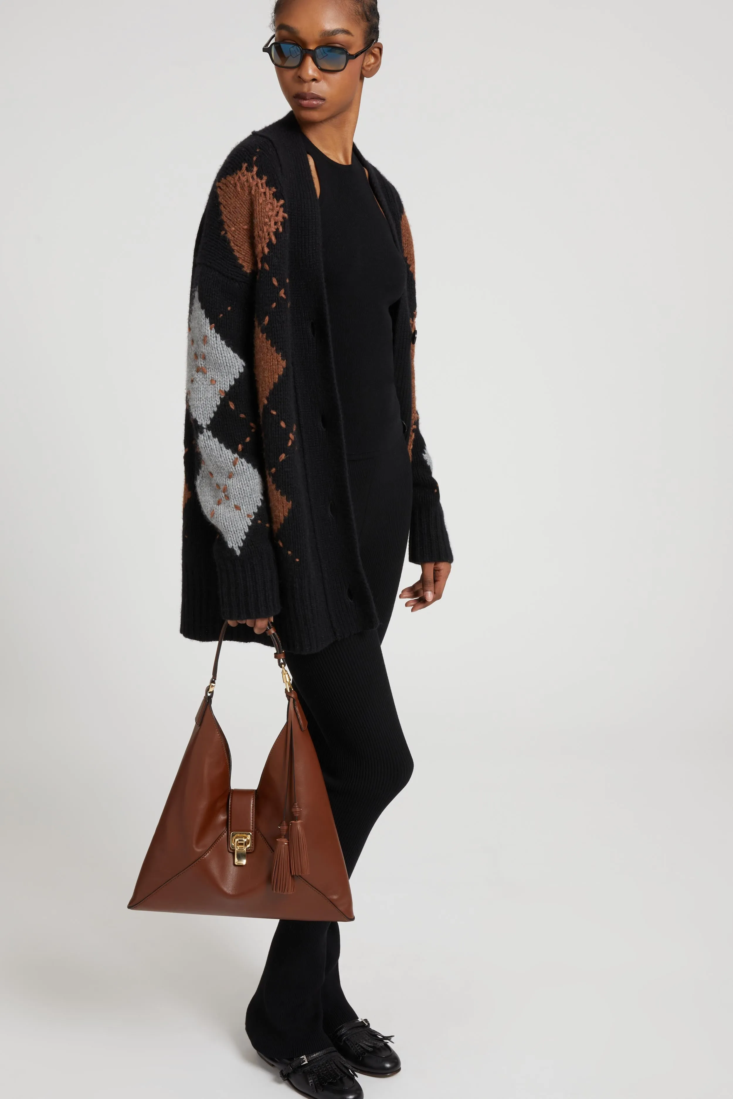 Leggings in viscose blend with vertical ribbed pattern sold by Ermanno Scervino product image thumbnail 2