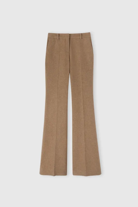 Wool blend bootcut trousers sold by Ermanno Scervino