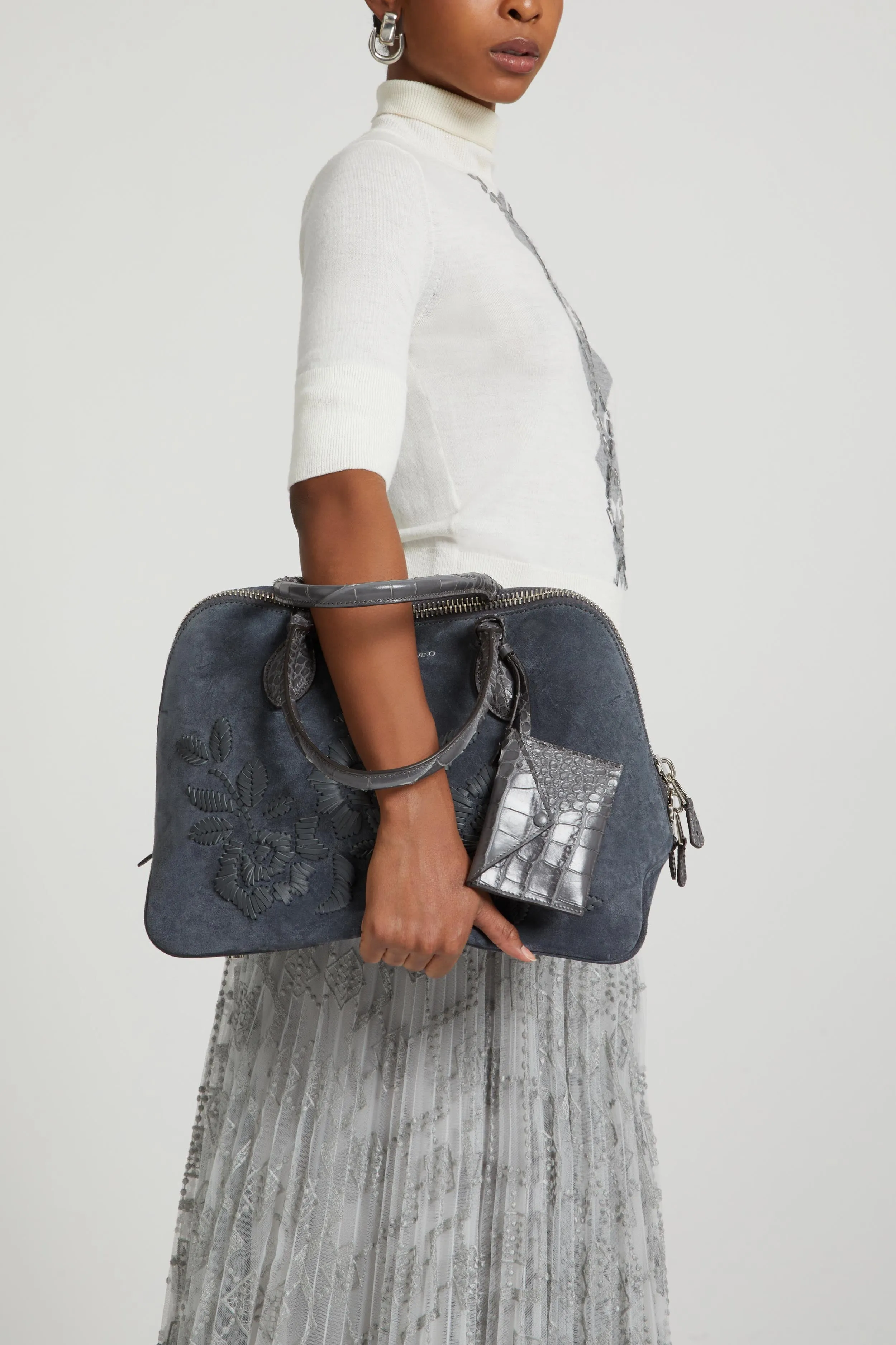 Orsetta large double handle bag sold by Ermanno Scervino product image thumbnail 2