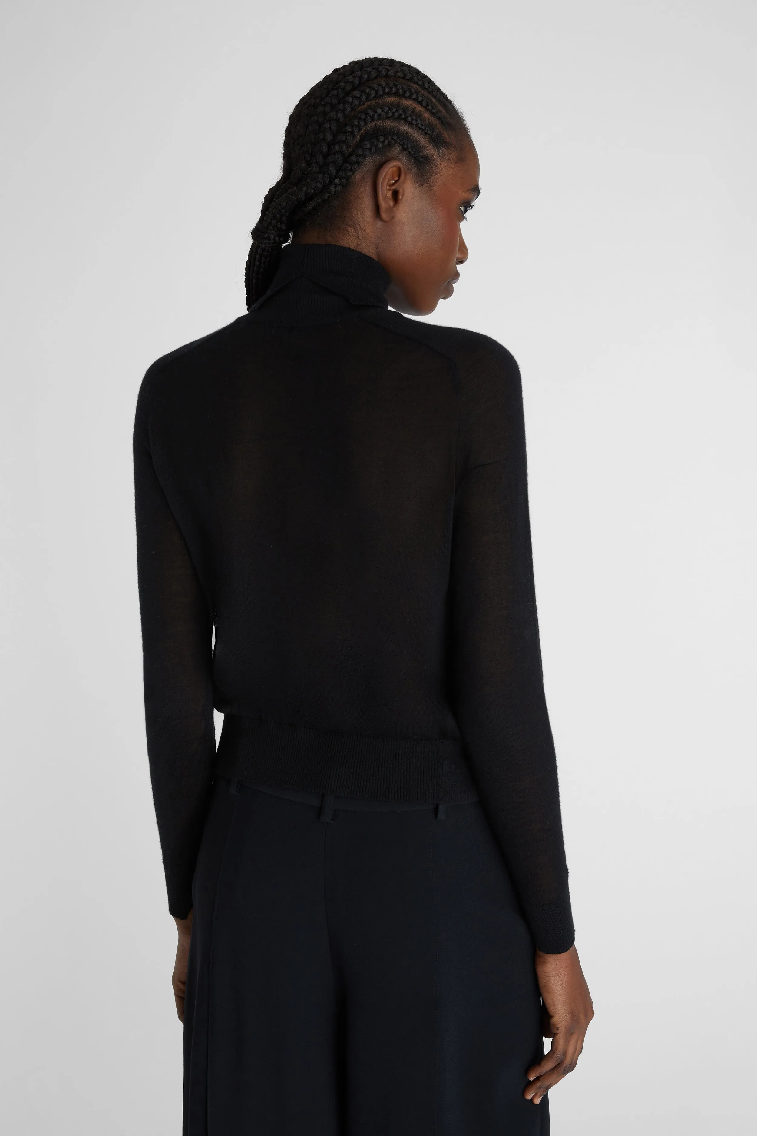 Cotton turtleneck jumper sold by Ermanno Scervino product image thumbnail 3