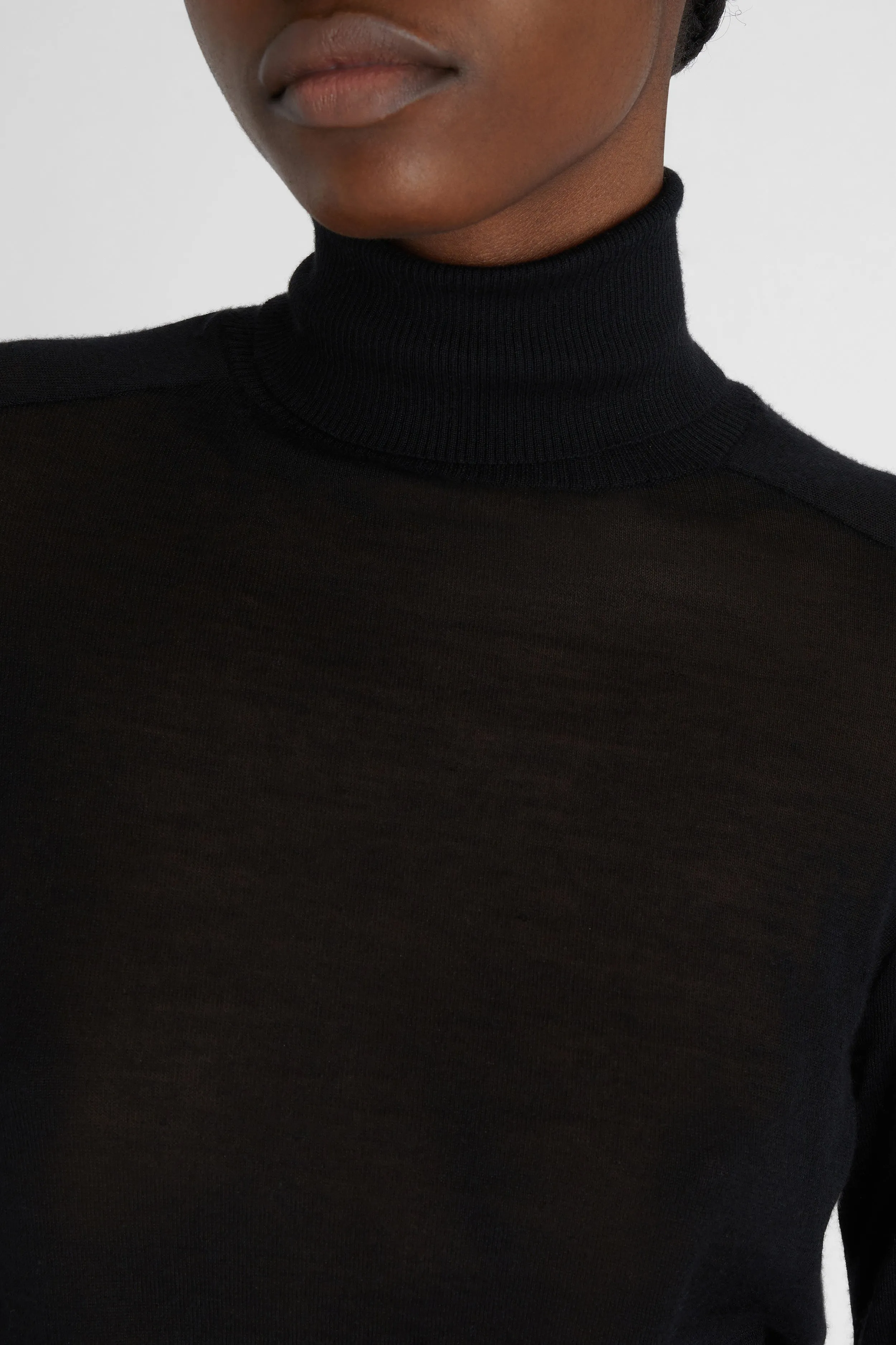 Cotton turtleneck jumper sold by Ermanno Scervino product image thumbnail 4