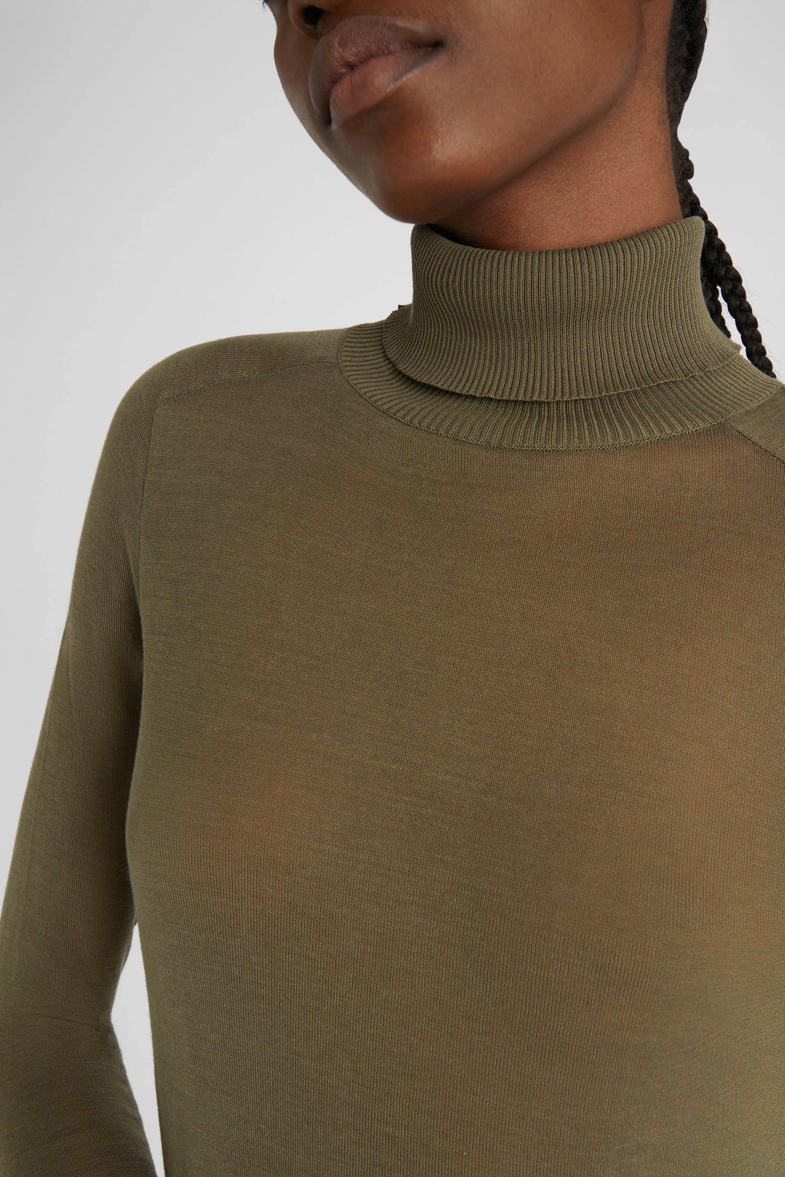 Cotton turtleneck jumper sold by Ermanno Scervino product image thumbnail 4