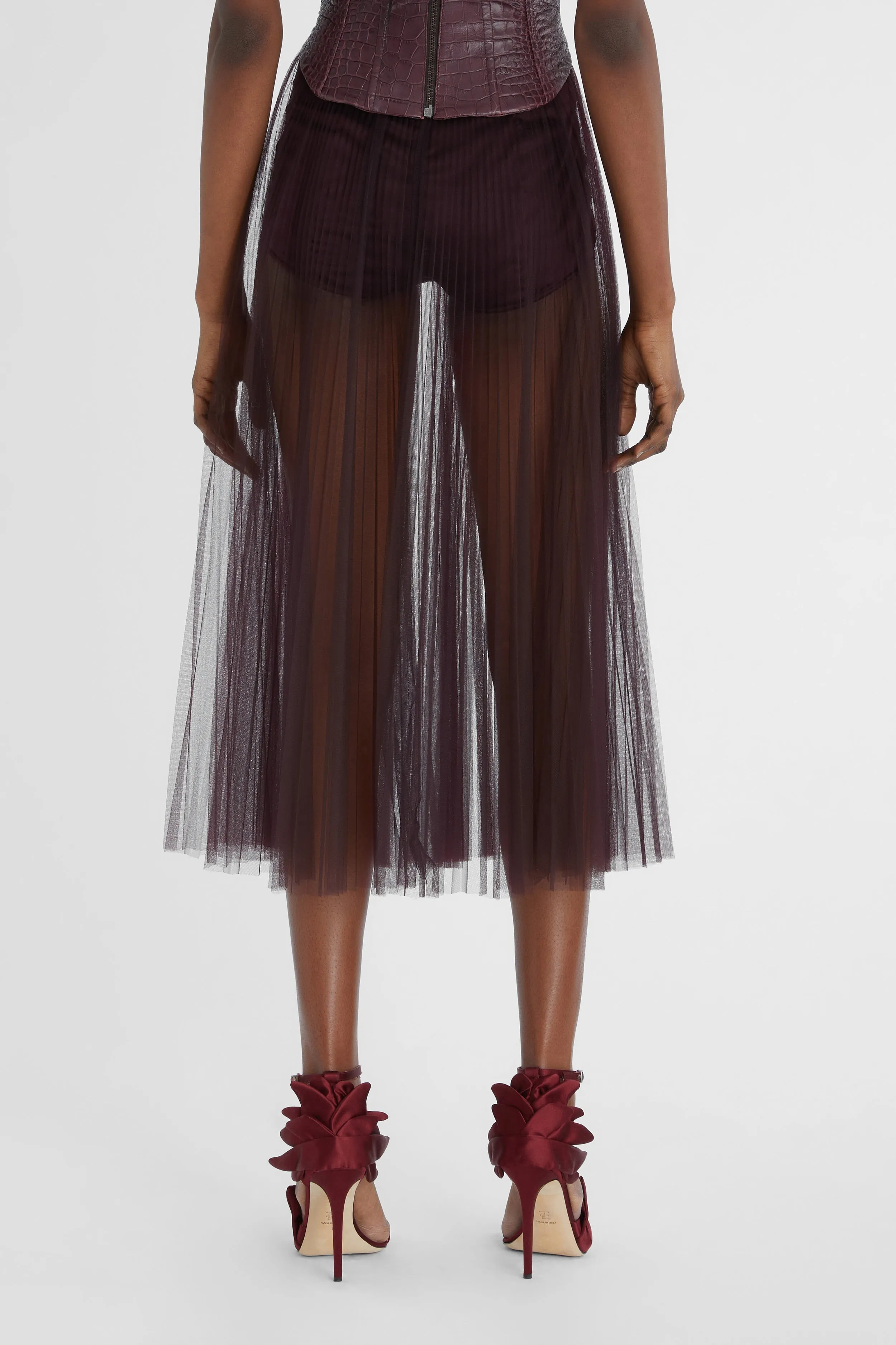 Silk satin shorts sold by Ermanno Scervino product image thumbnail 4