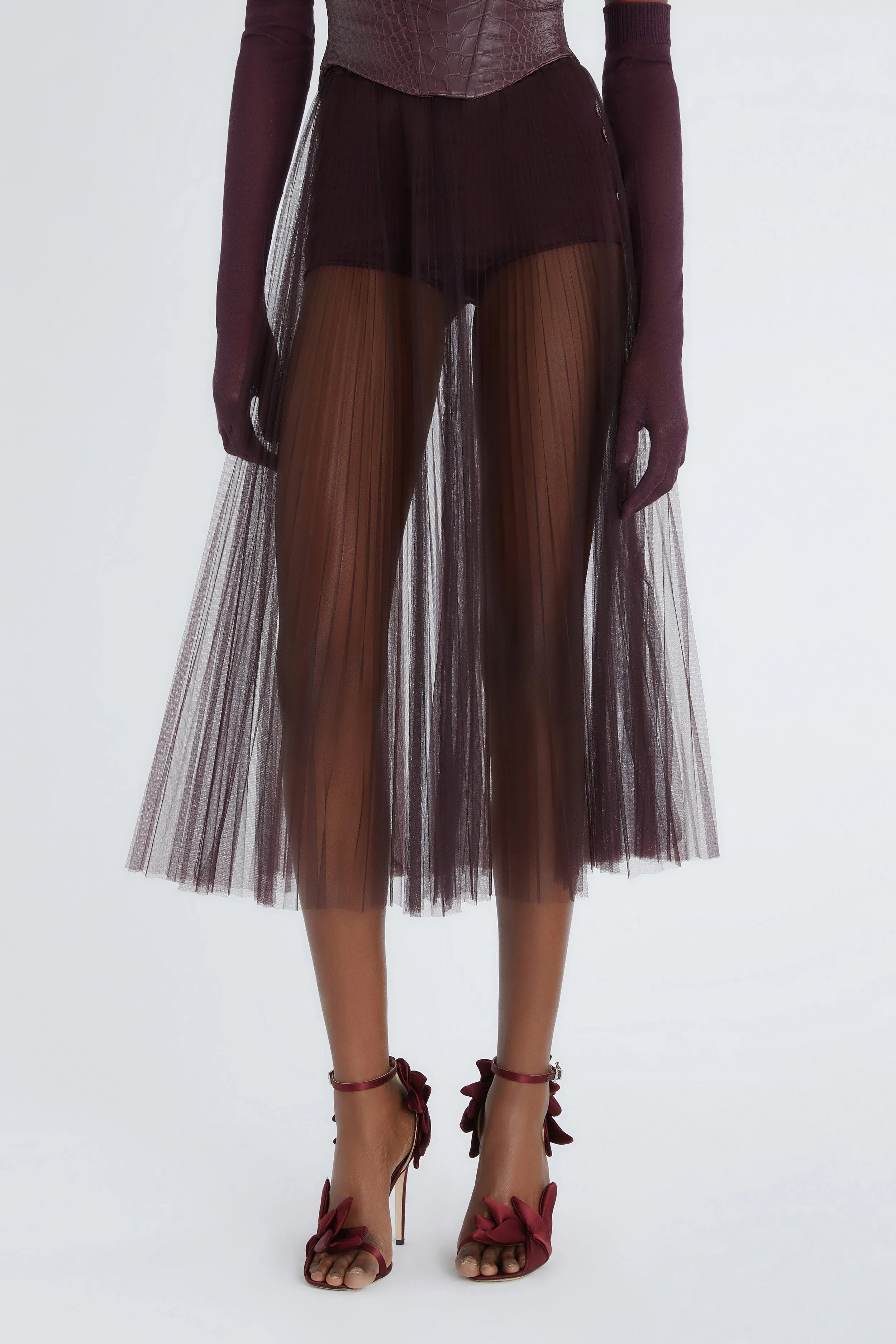 Silk satin shorts sold by Ermanno Scervino product image thumbnail 3