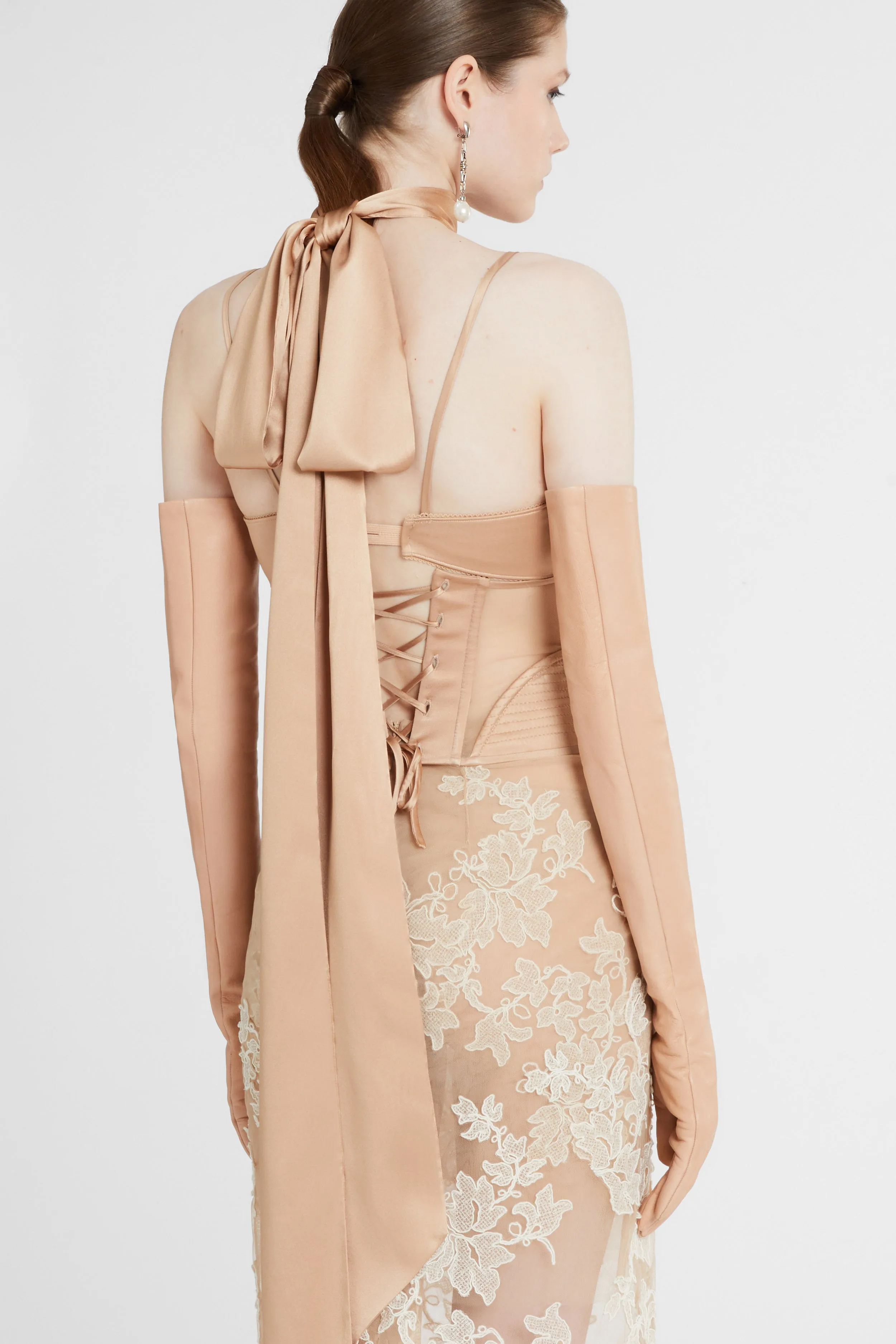 Ginger silk scarf sold by Ermanno Scervino product image thumbnail 2