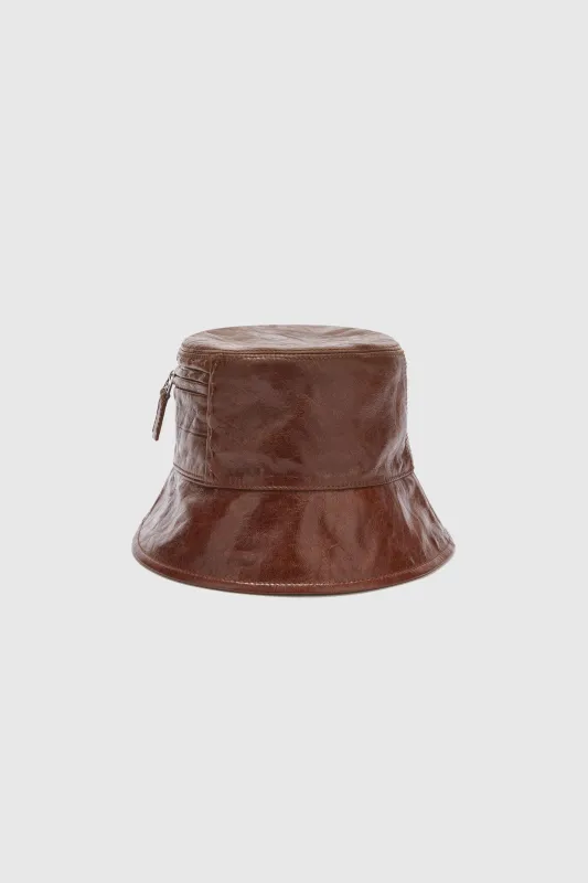 Brown belt in smooth calfskin with double buckle tip and loop made by Ermanno Scervino