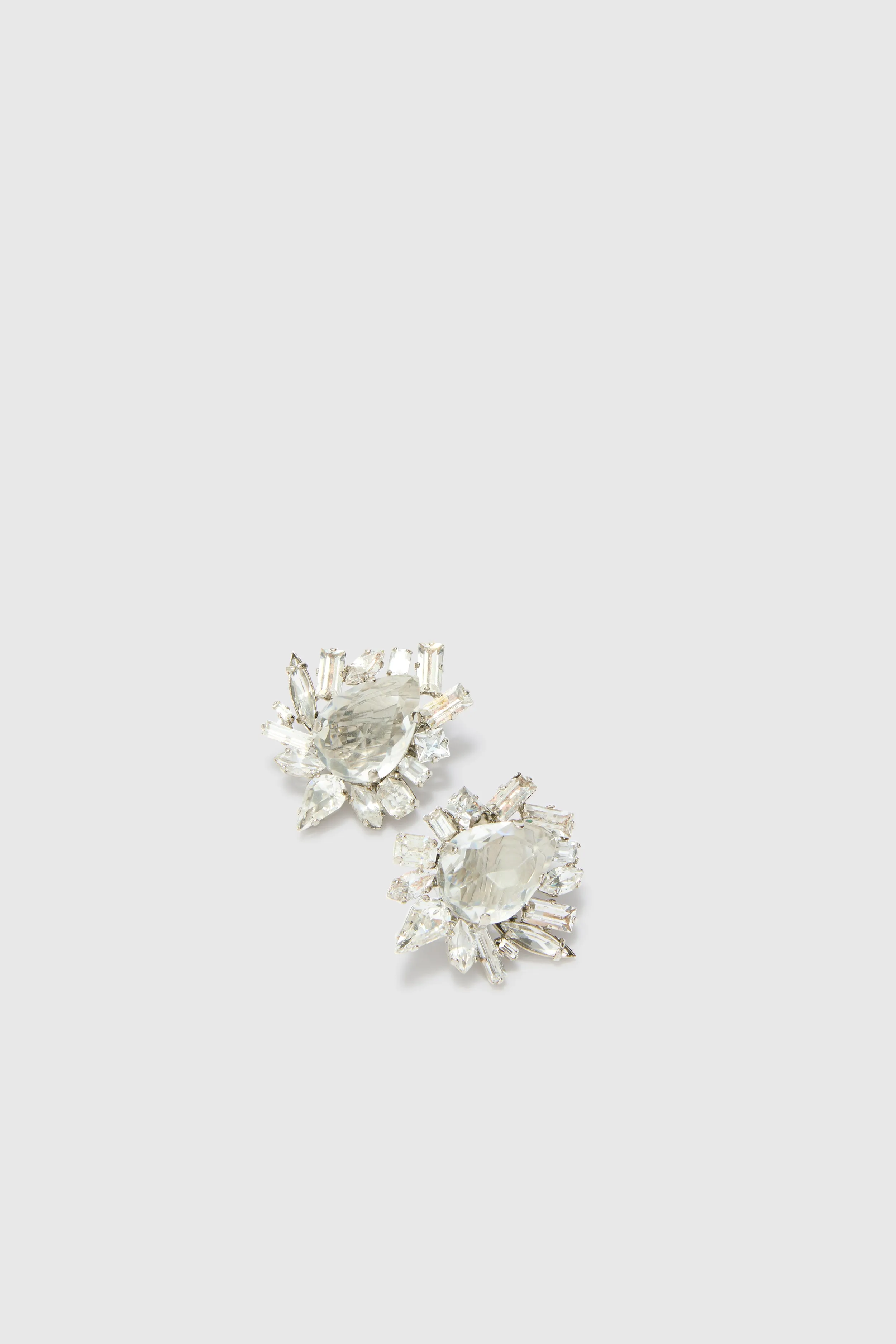 Clip-on daisy earrings sold by Ermanno Scervino product image thumbnail 3