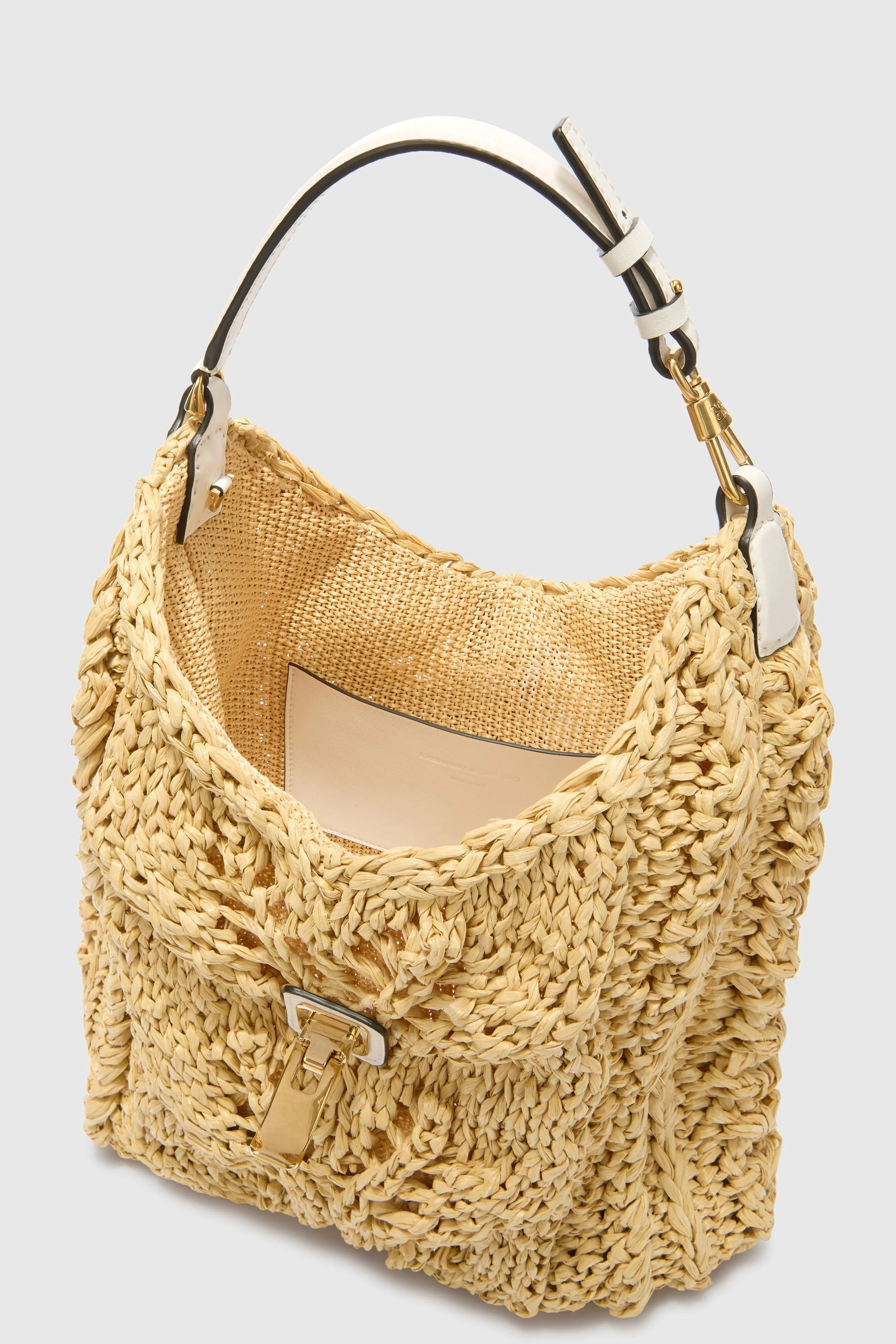 Dudù bag in natural raffia sold by Ermanno Scervino product image thumbnail 5