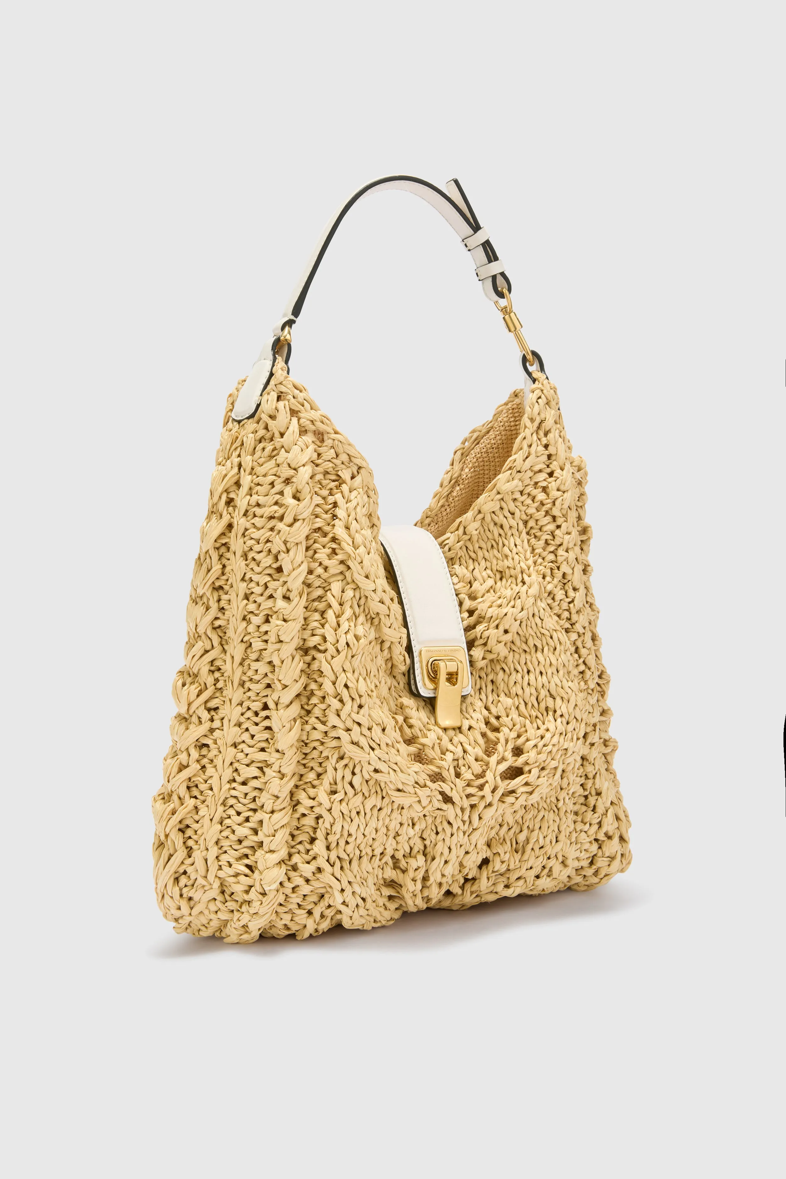 Dudù bag in natural raffia sold by Ermanno Scervino product image thumbnail 3