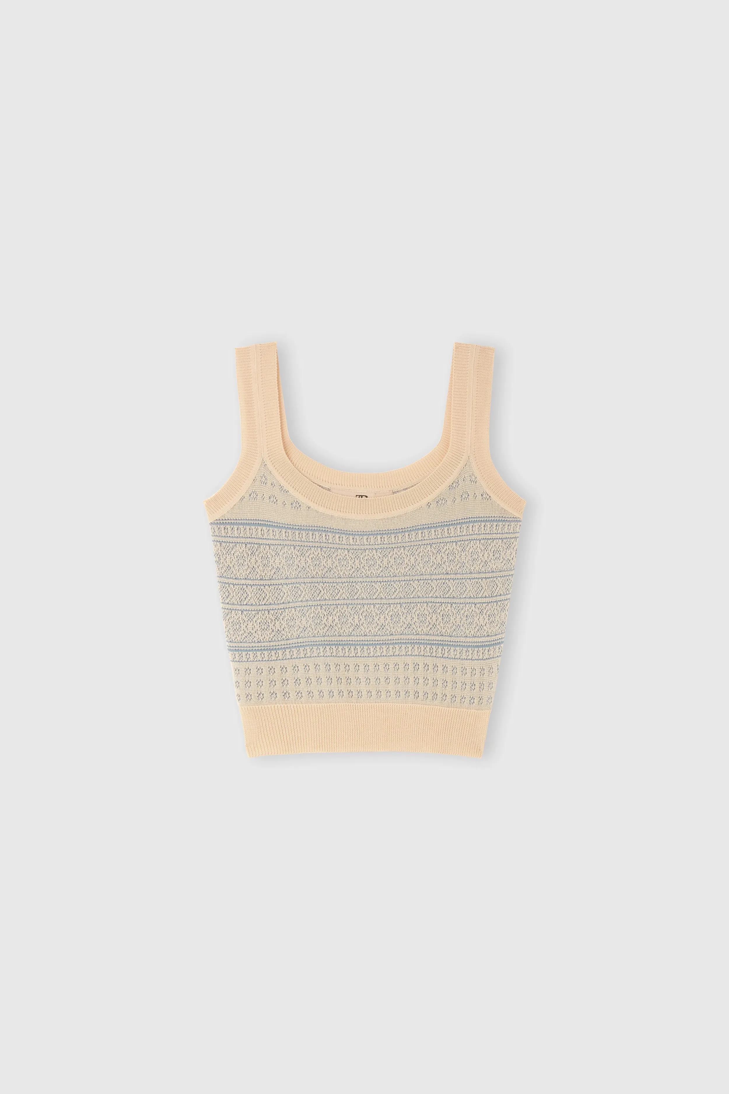 Bandana jacquard top in silk, cotton, and viscose sold by Ermanno Scervino