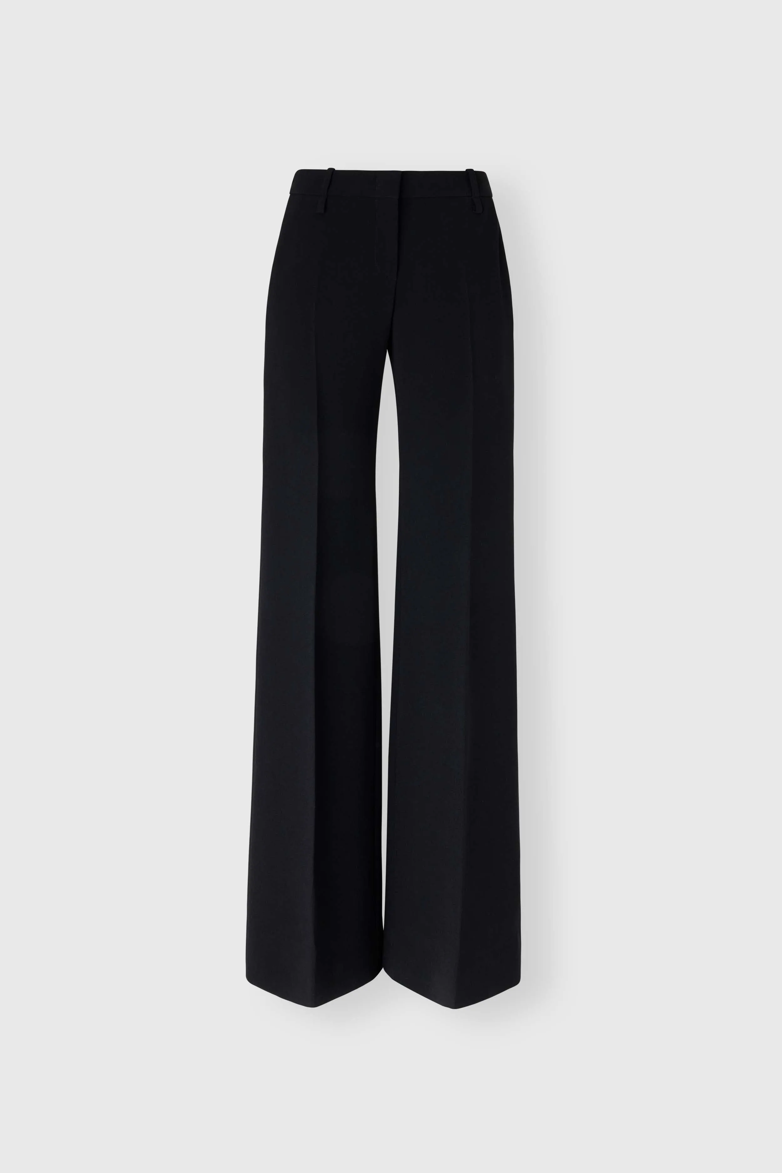 Black Interlock Bootcut Trousers sold by Ermanno Scervino