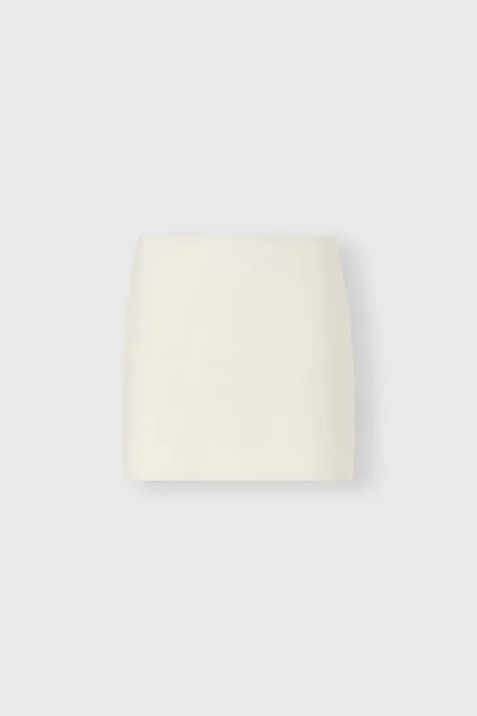 Virgin Wool Double Cloth Mini Skirt made by Ermanno Scervino