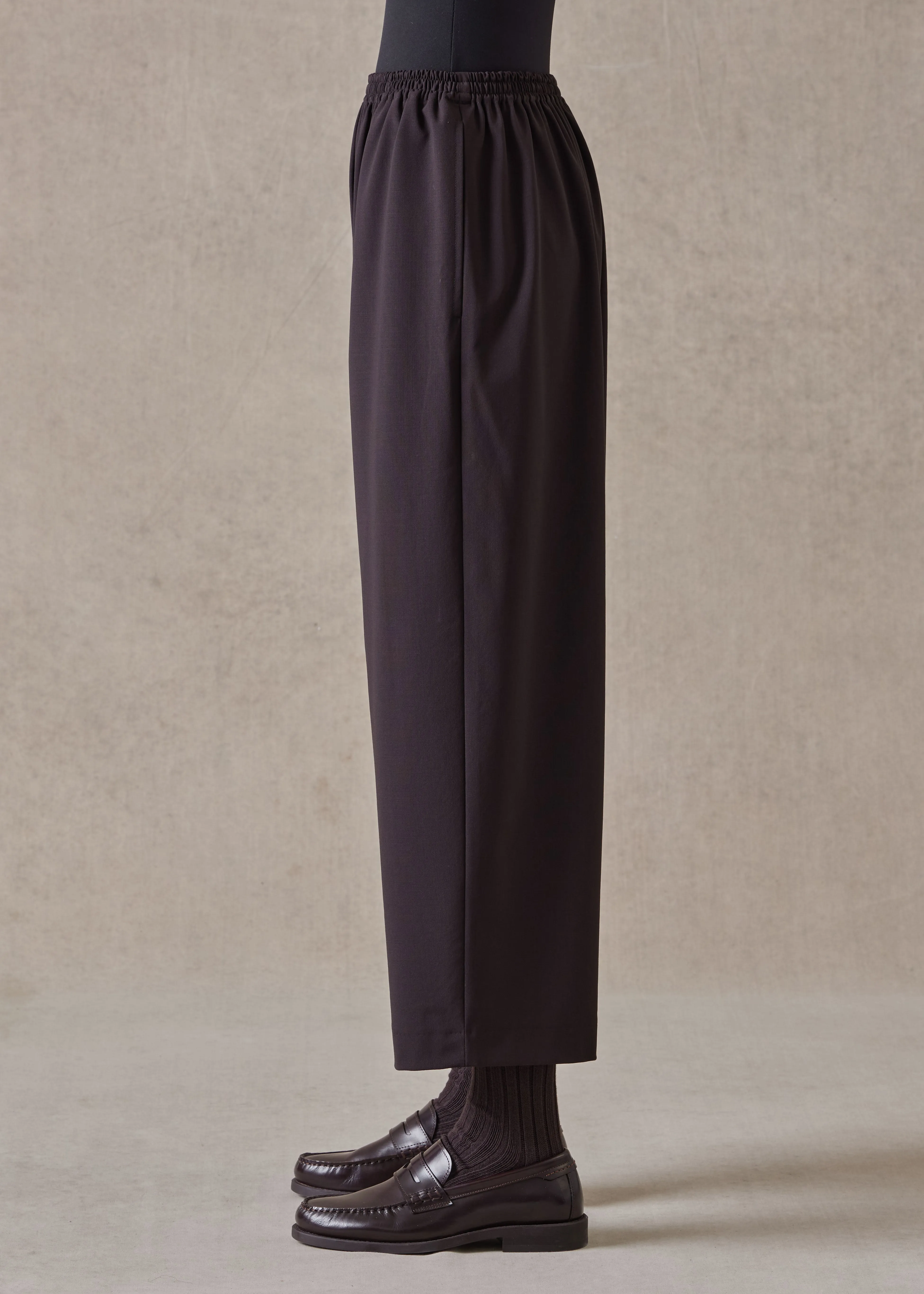 wool japanese trouser sold by eskandar product image thumbnail 4