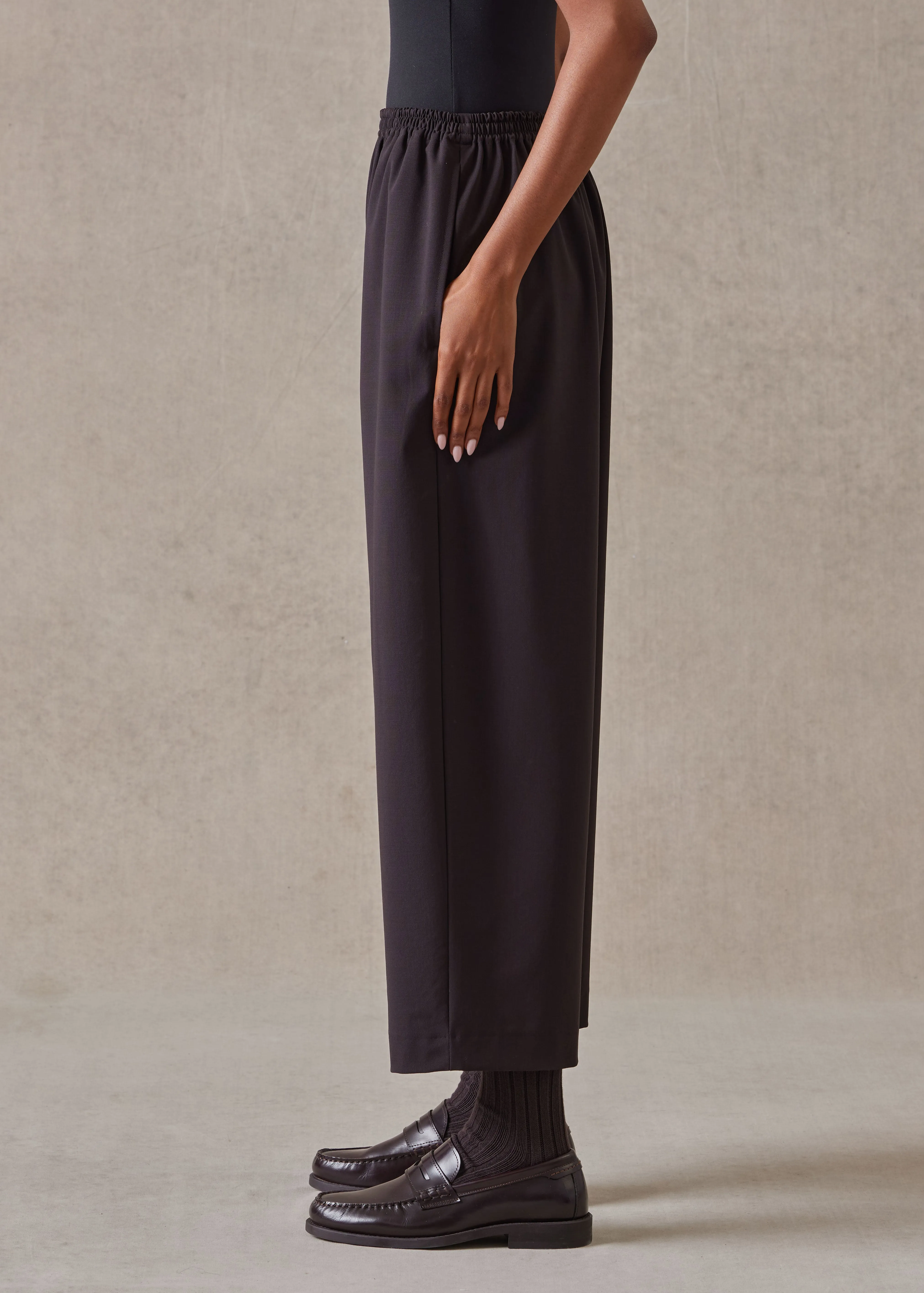 wool japanese trouser sold by eskandar product image thumbnail 3