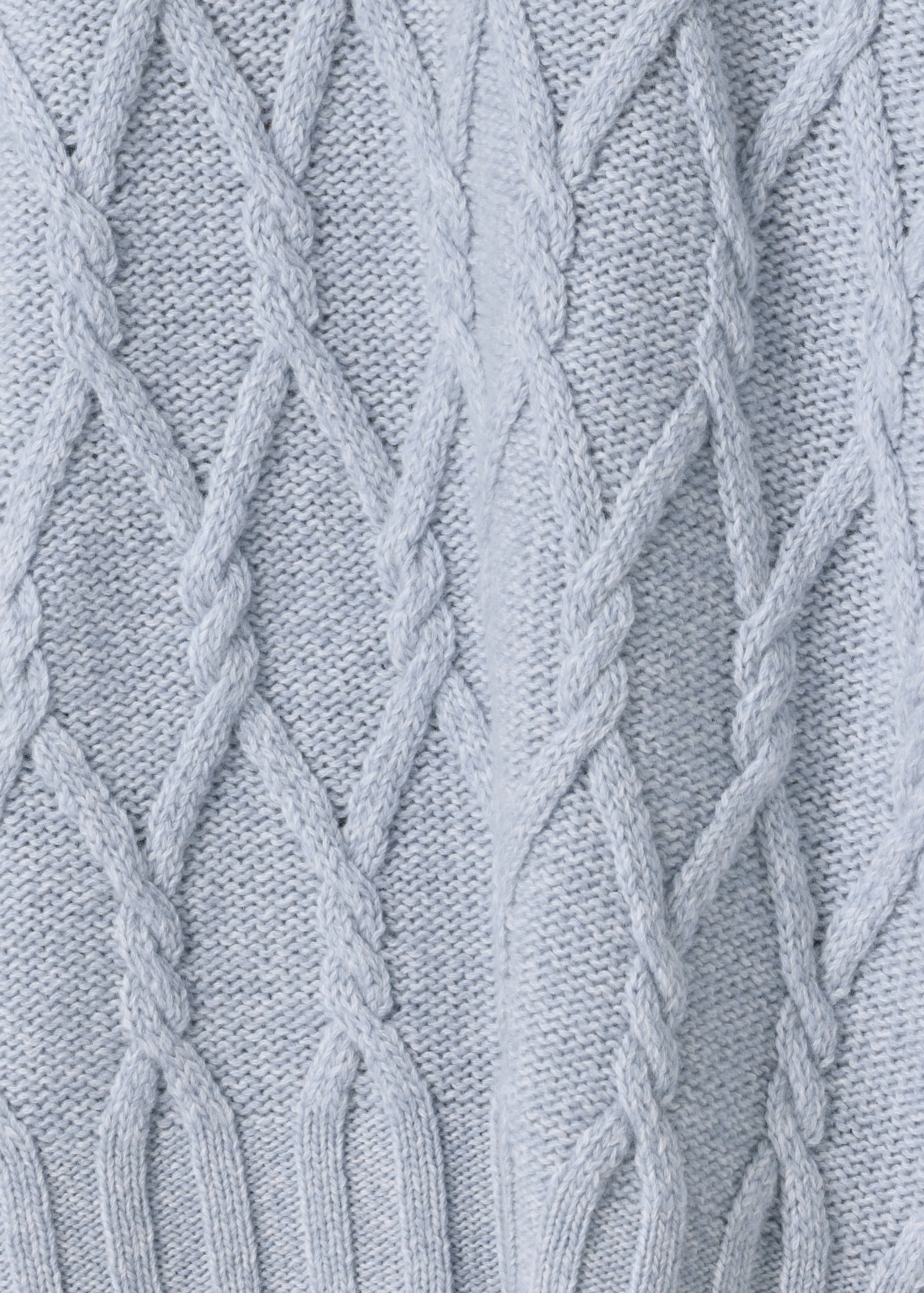 cashmere roll neck sweater - mid plus (woadblue) sold by eskandar product image thumbnail 5