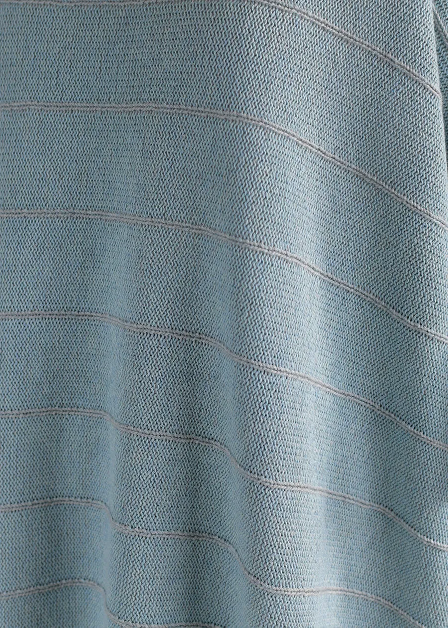 cotton short sleeve square knit top - mid plus sold by eskandar product image thumbnail 3