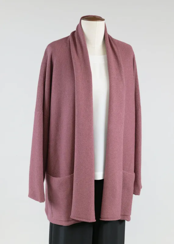 shawl collar cardigan - long sold by eskandar