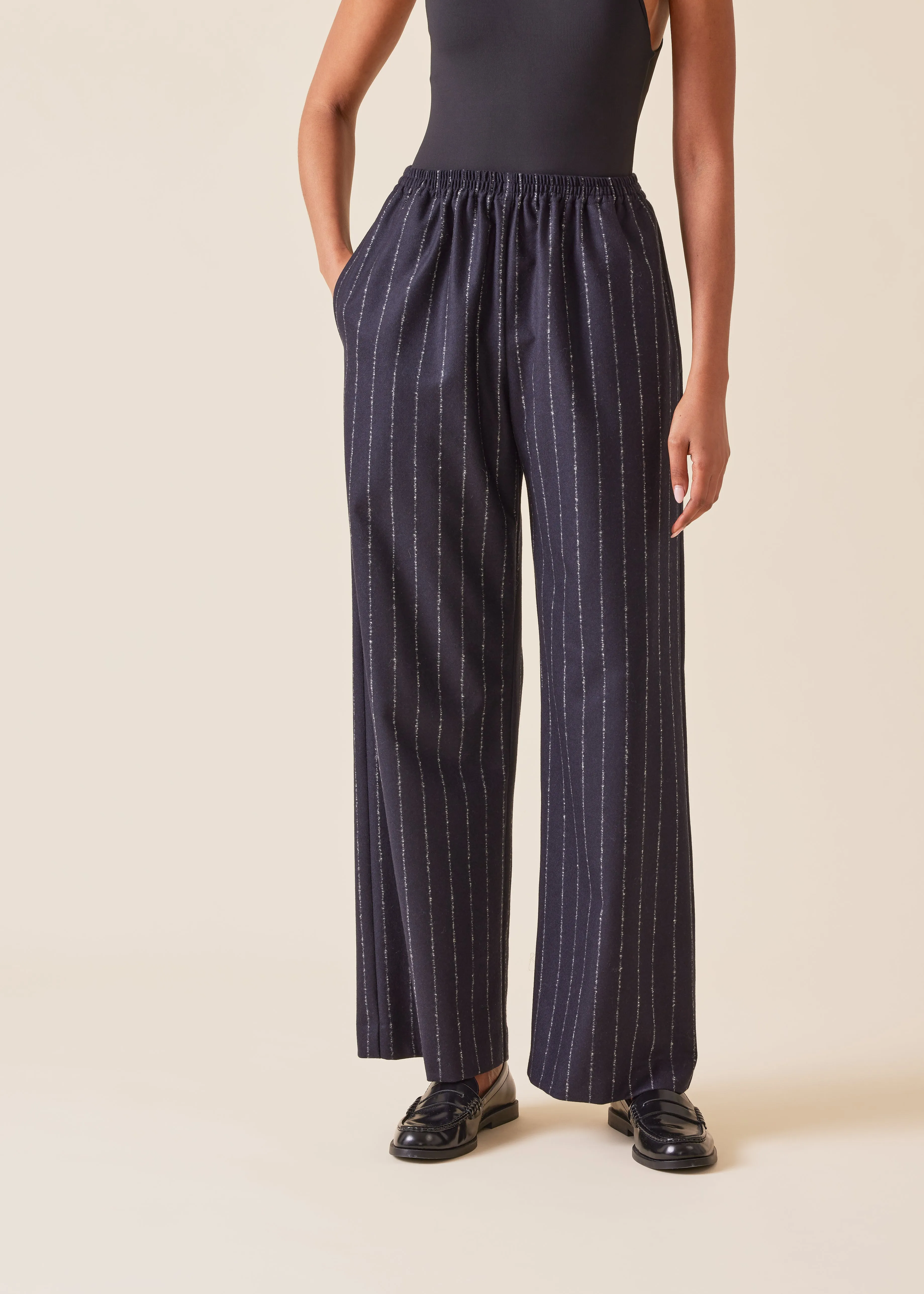 wool cashmere mix trouser sold by eskandar product image thumbnail 4