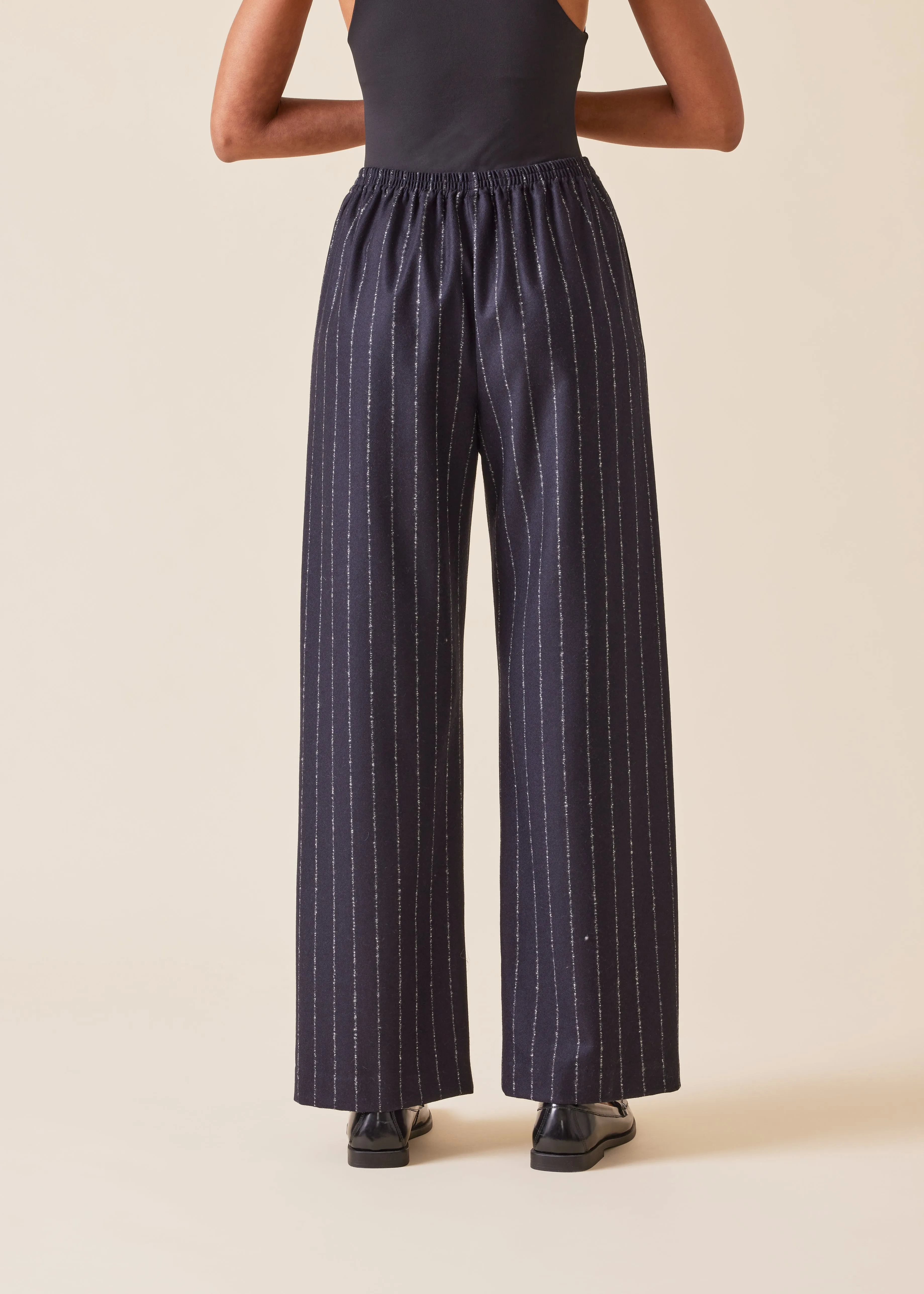 wool cashmere mix trouser sold by eskandar product image thumbnail 3