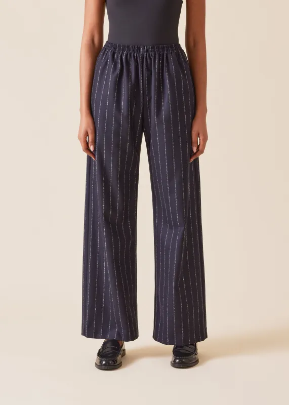 wool cashmere mix trouser sold by eskandar