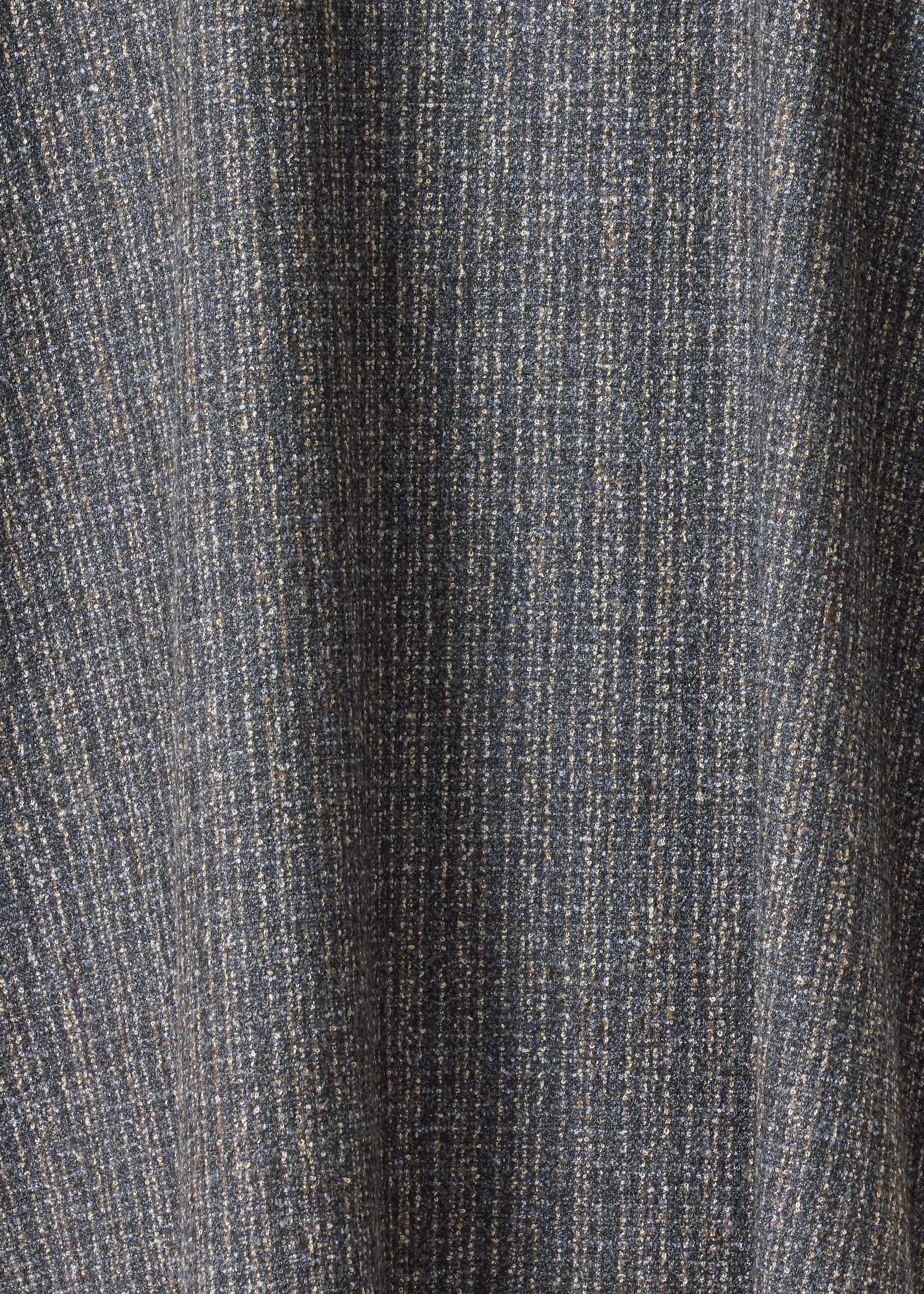 wool silk mix wide A-line shirt jacket with collar - long sold by eskandar product image thumbnail 5