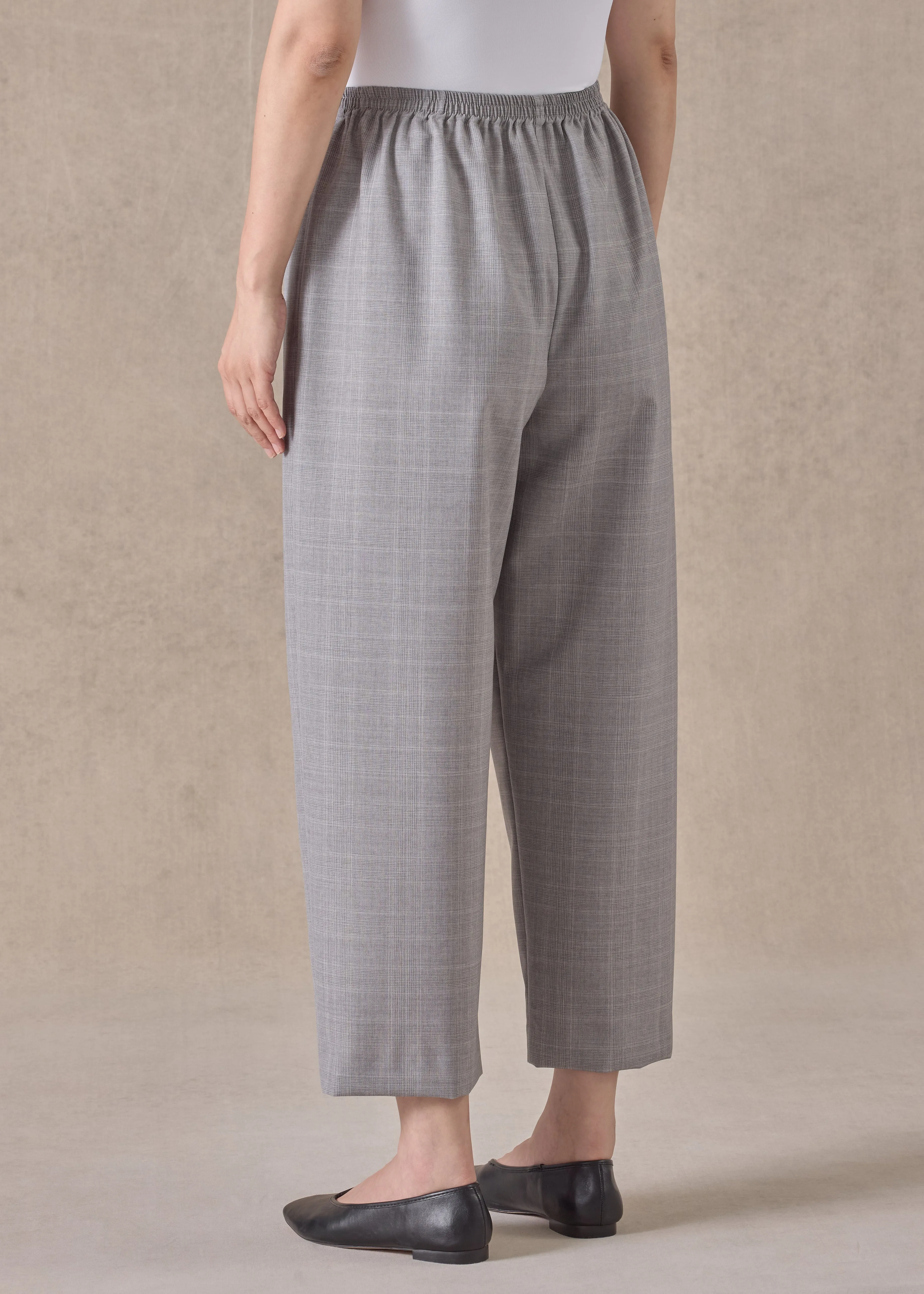 virgin wool japanese trouser (grey) sold by eskandar product image thumbnail 4