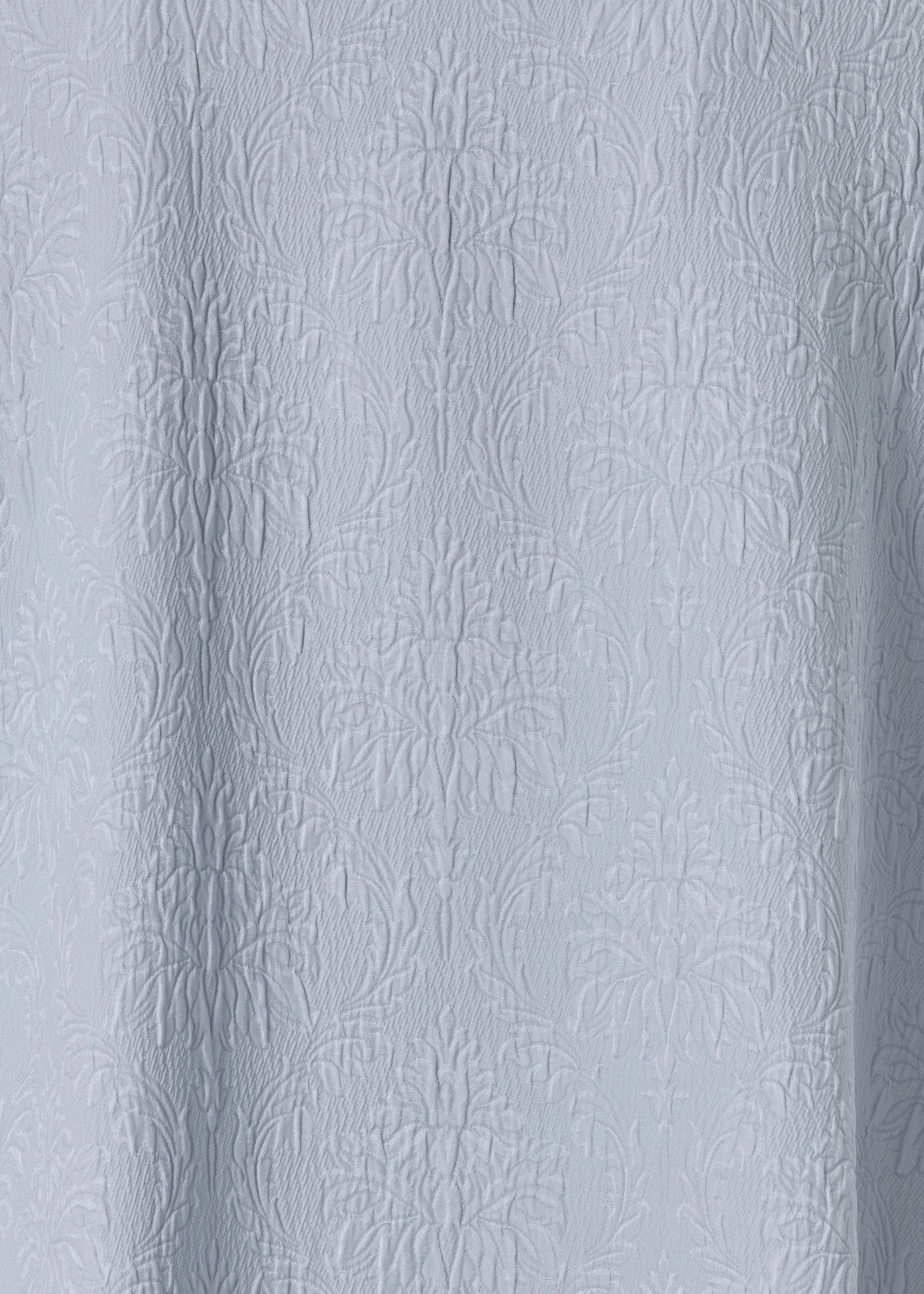 silk wide a-line shirt with chinese collar - very long with slits (bridgertonblue) sold by eskandar product image thumbnail 5