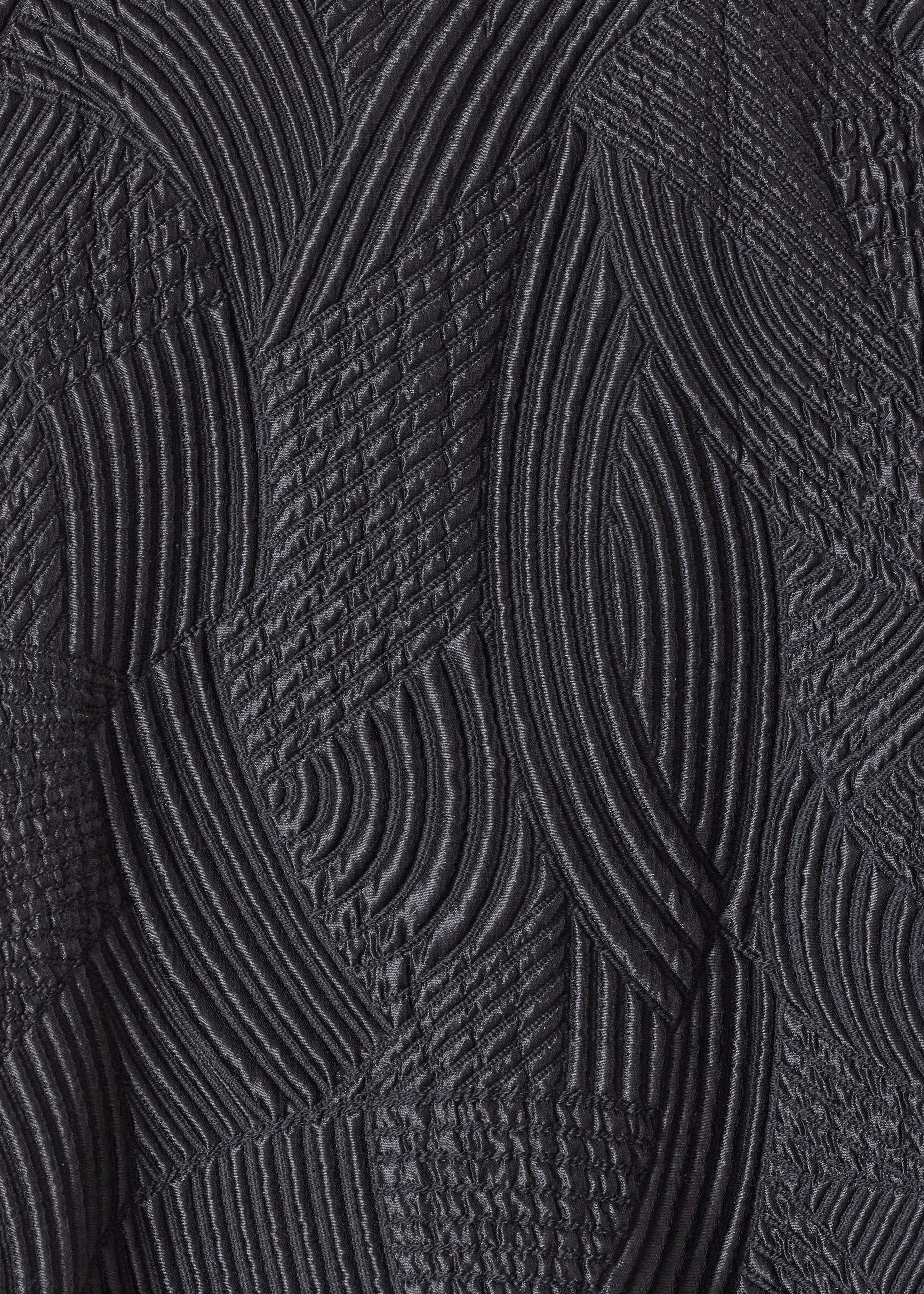 silk wool mix chinese imperial jacket with chinese collar - long (black) sold by eskandar product image thumbnail 5