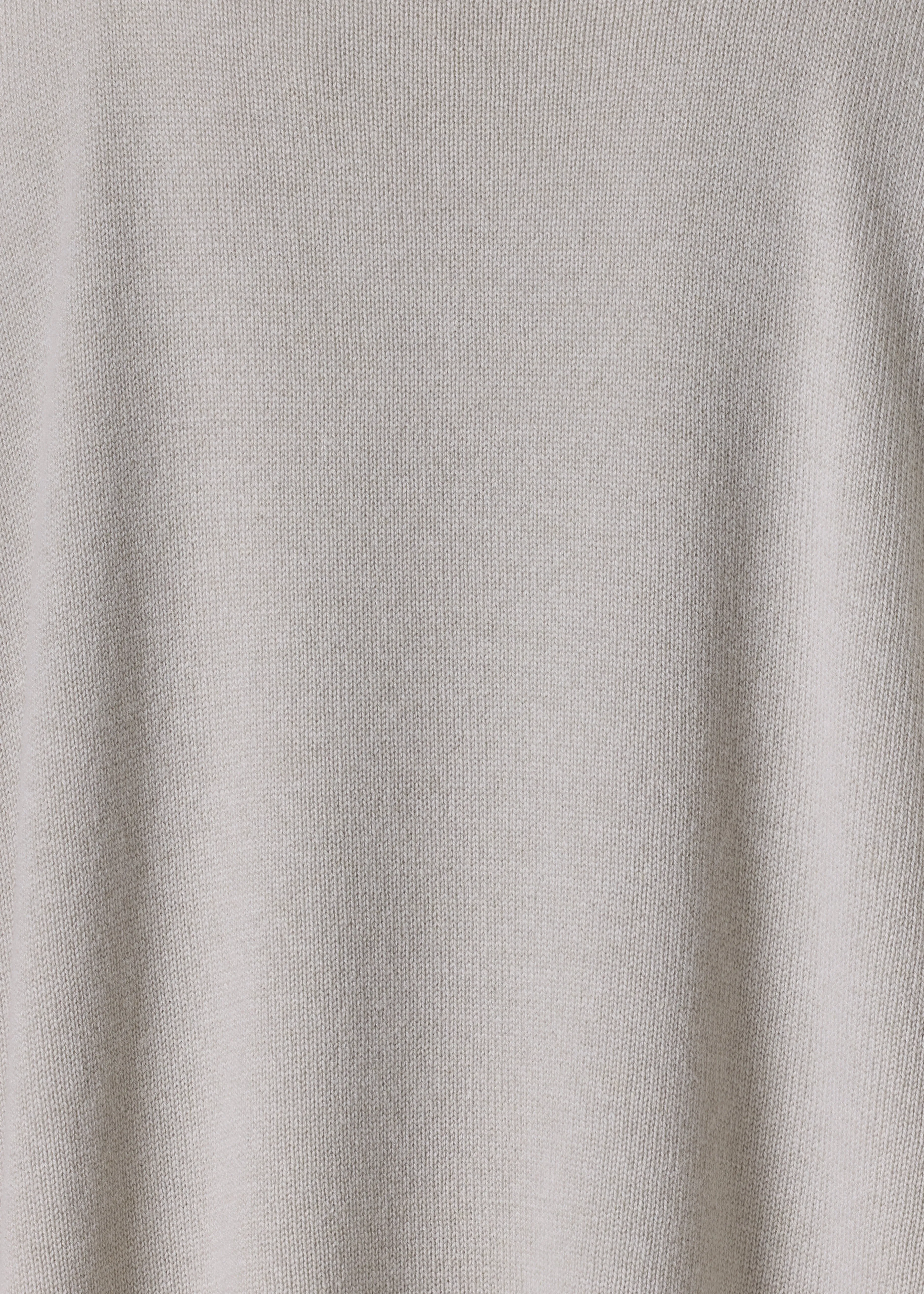 cashmere a-line sleeveless cross over v-neck - long mastic (mastic) sold by eskandar product image thumbnail 5