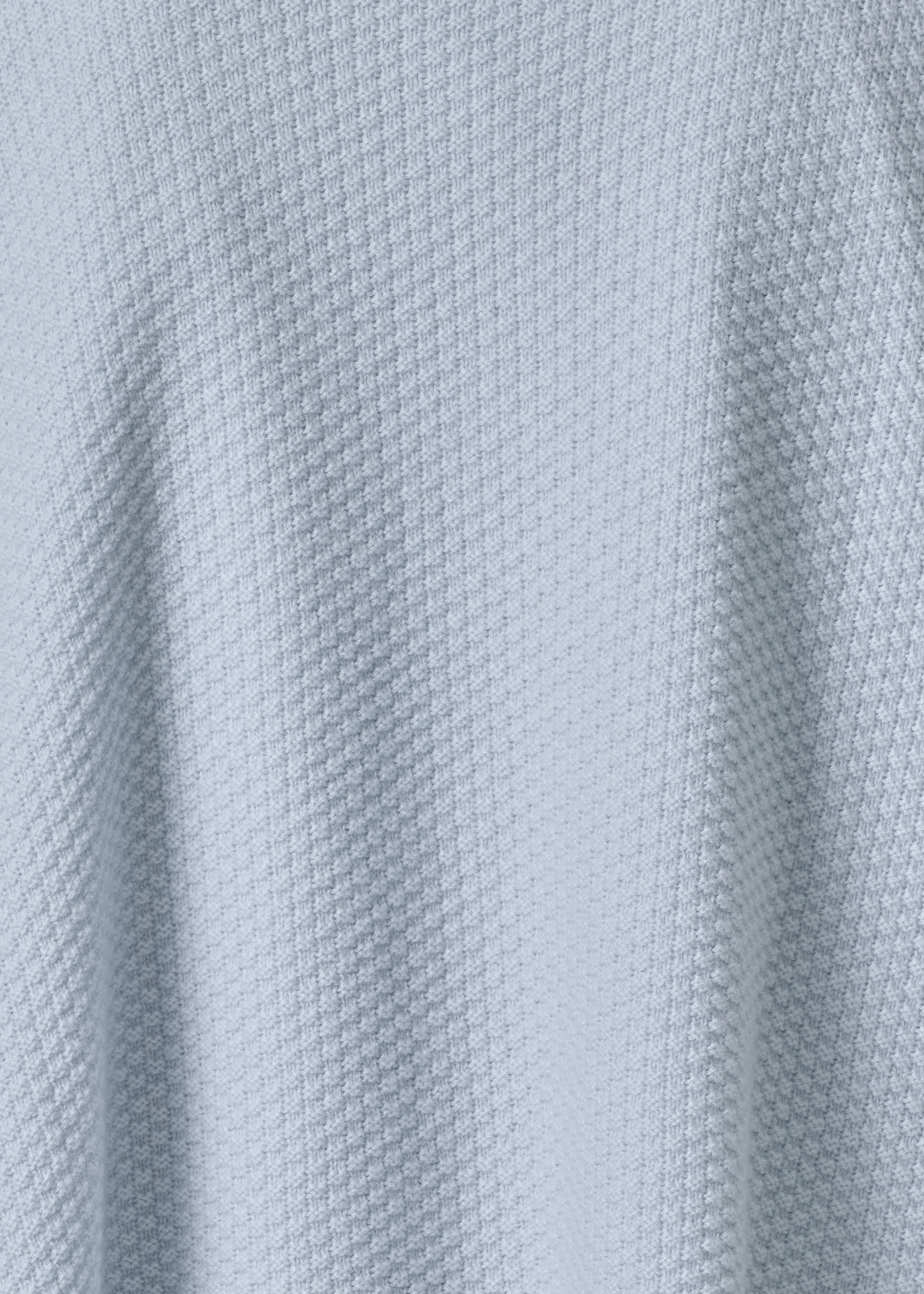 cashmere a-line sleeveless round neck - mid plus (bridgertonblue) sold by eskandar product image thumbnail 5