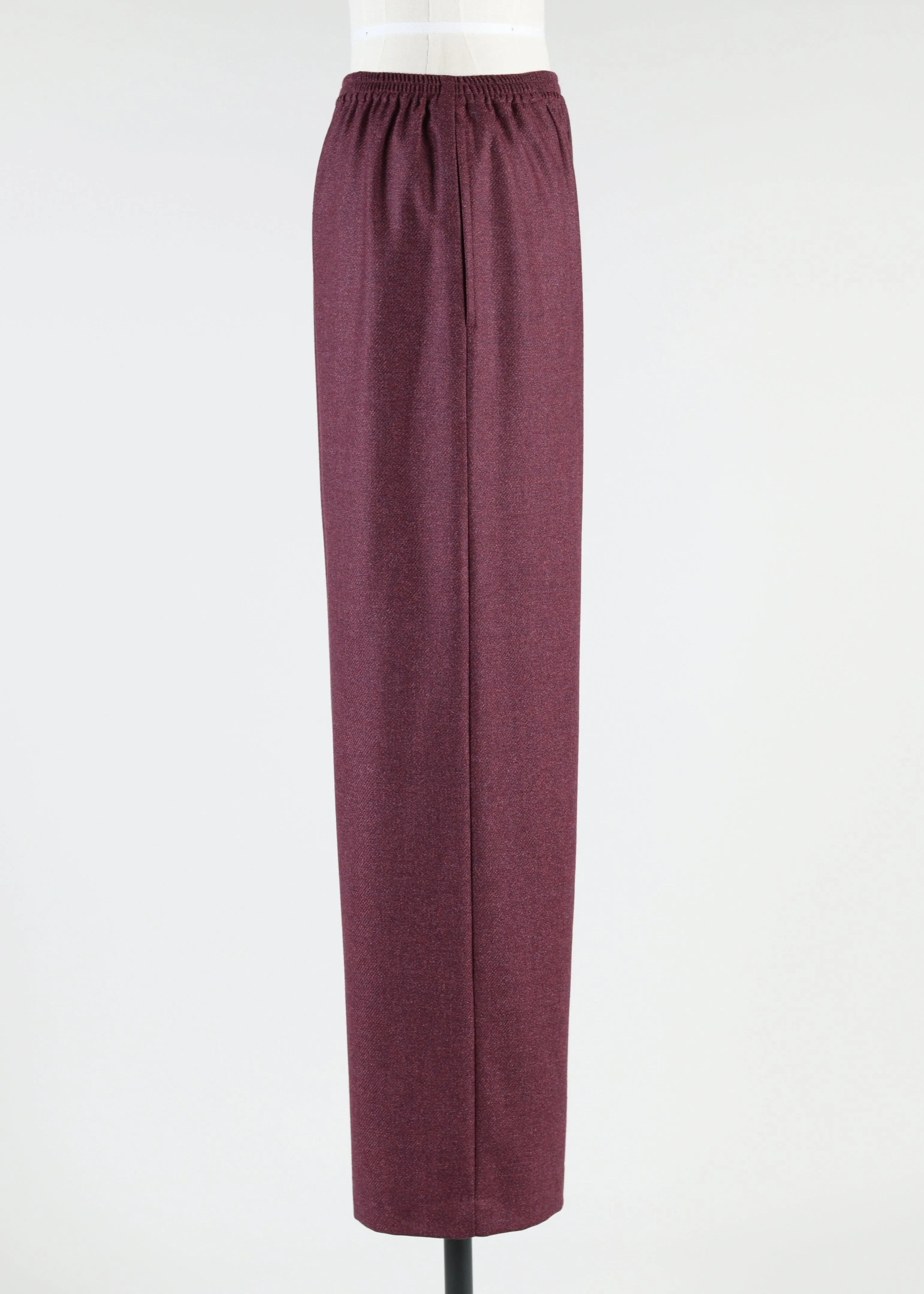 wool silk mix trouser sold by eskandar product image thumbnail 2
