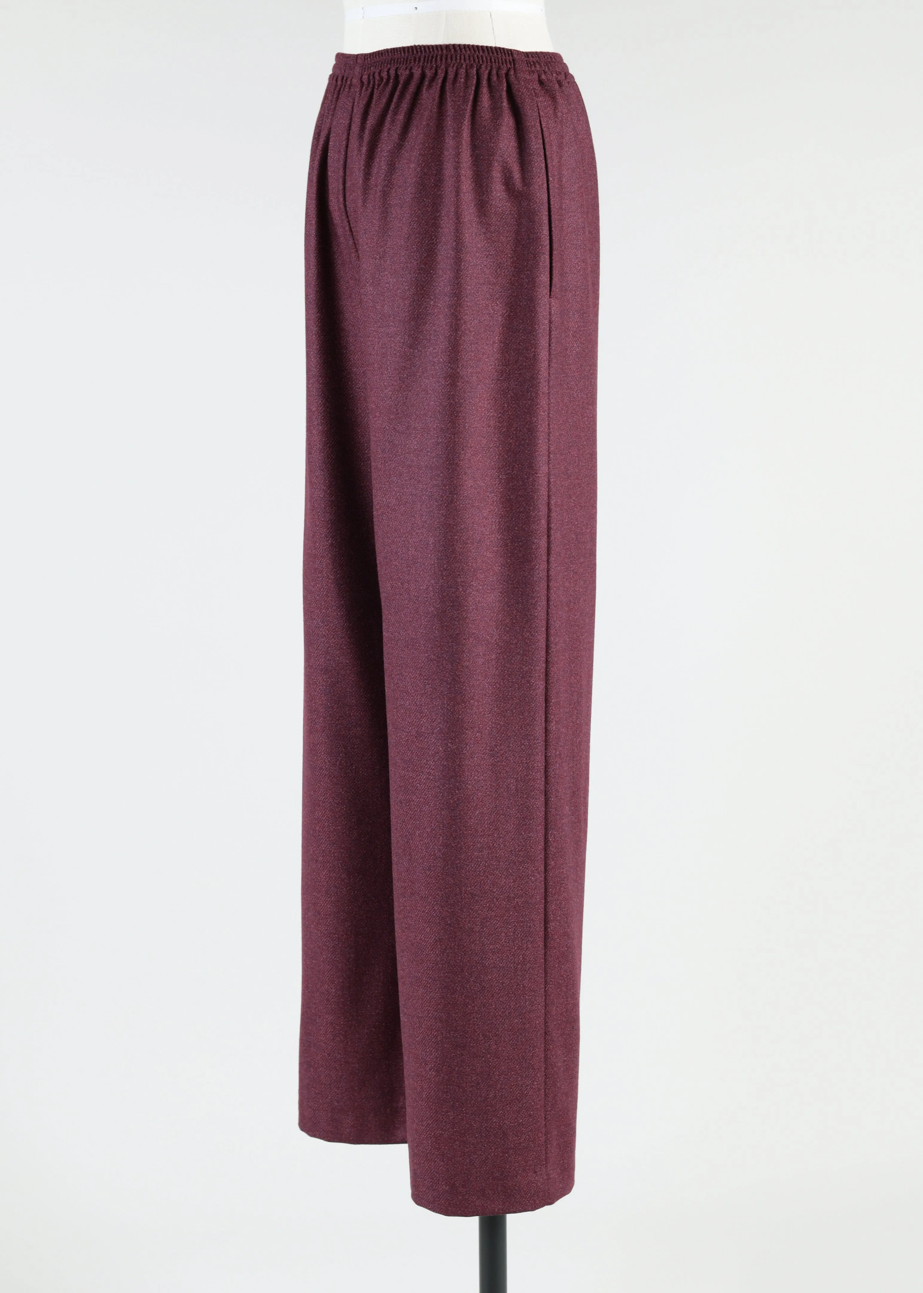 wool silk mix trouser sold by eskandar product image thumbnail 3