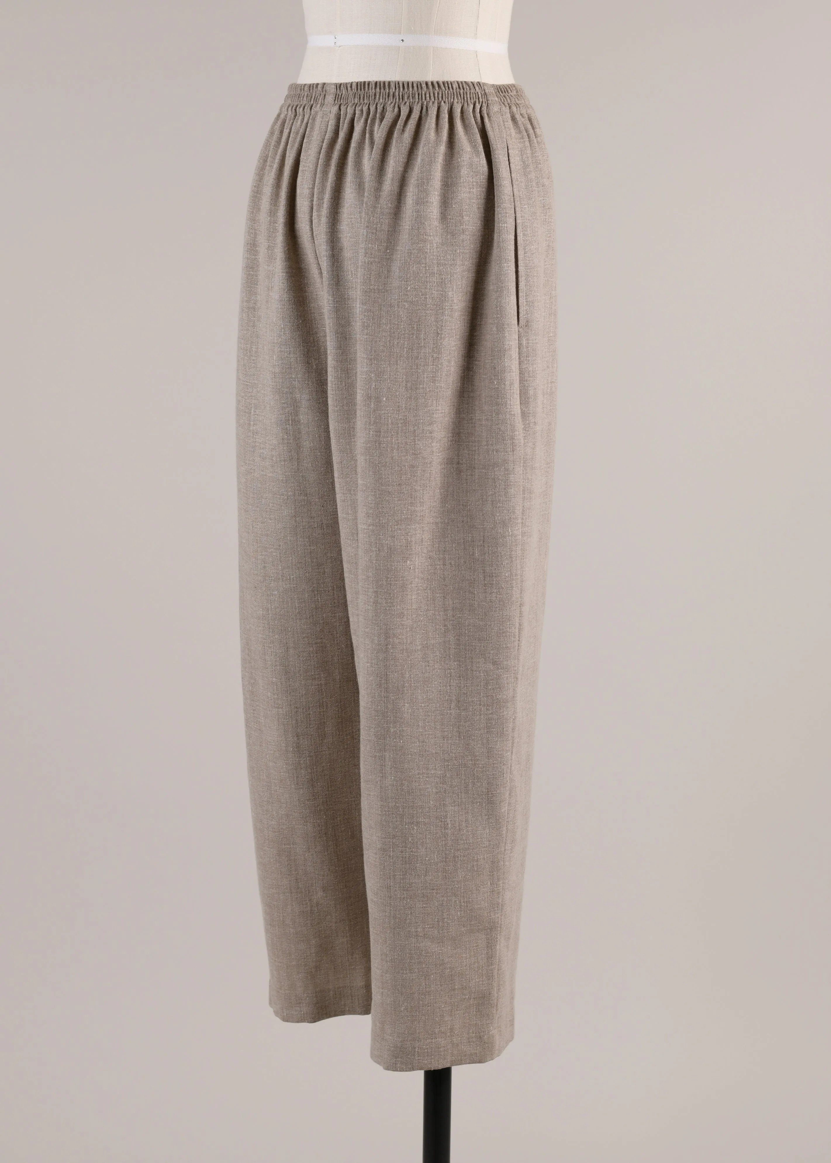 linen mix japanese trouser sold by eskandar product image thumbnail 3