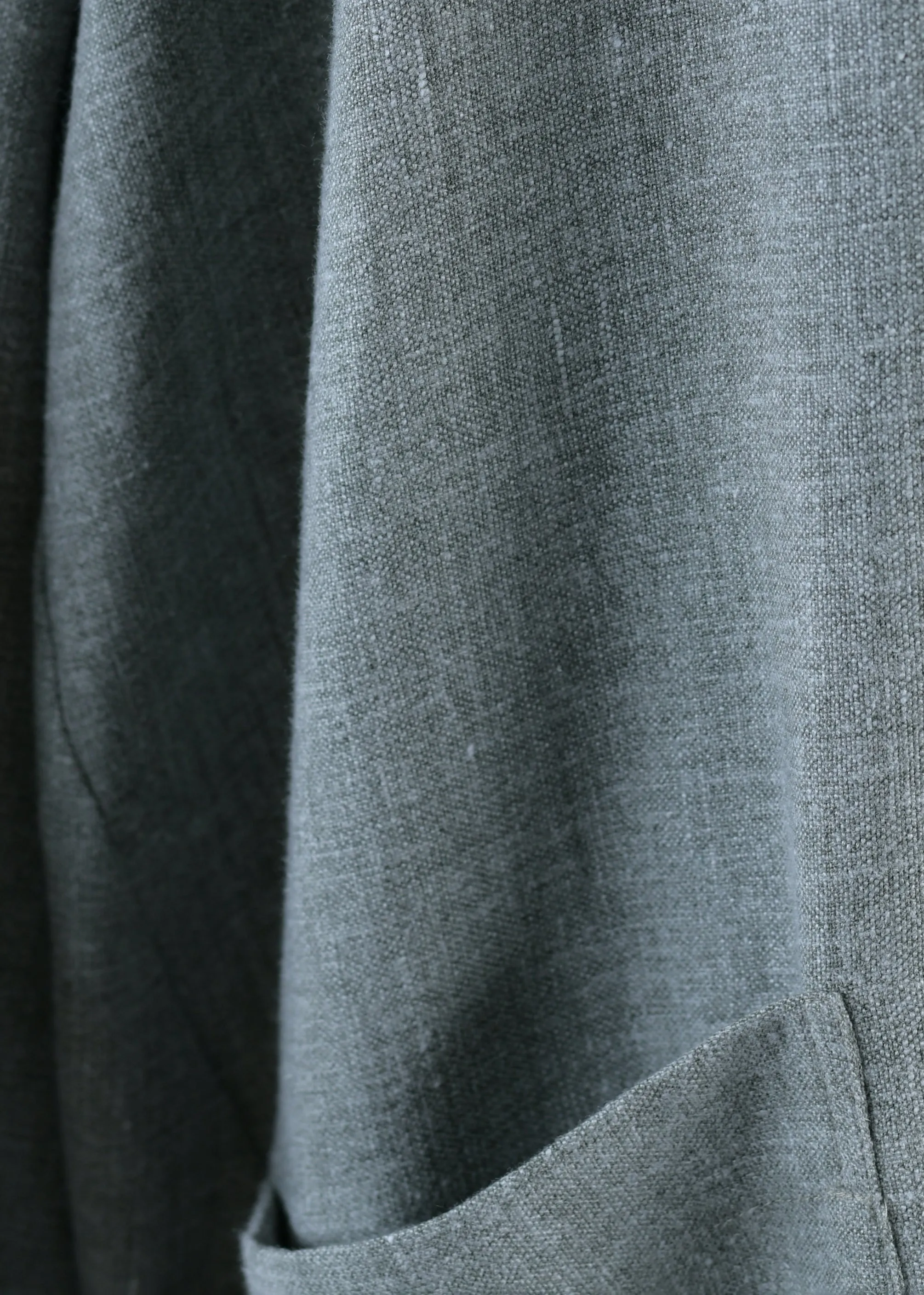 angle-to-front side seam monks top - long sold by eskandar product image thumbnail 4