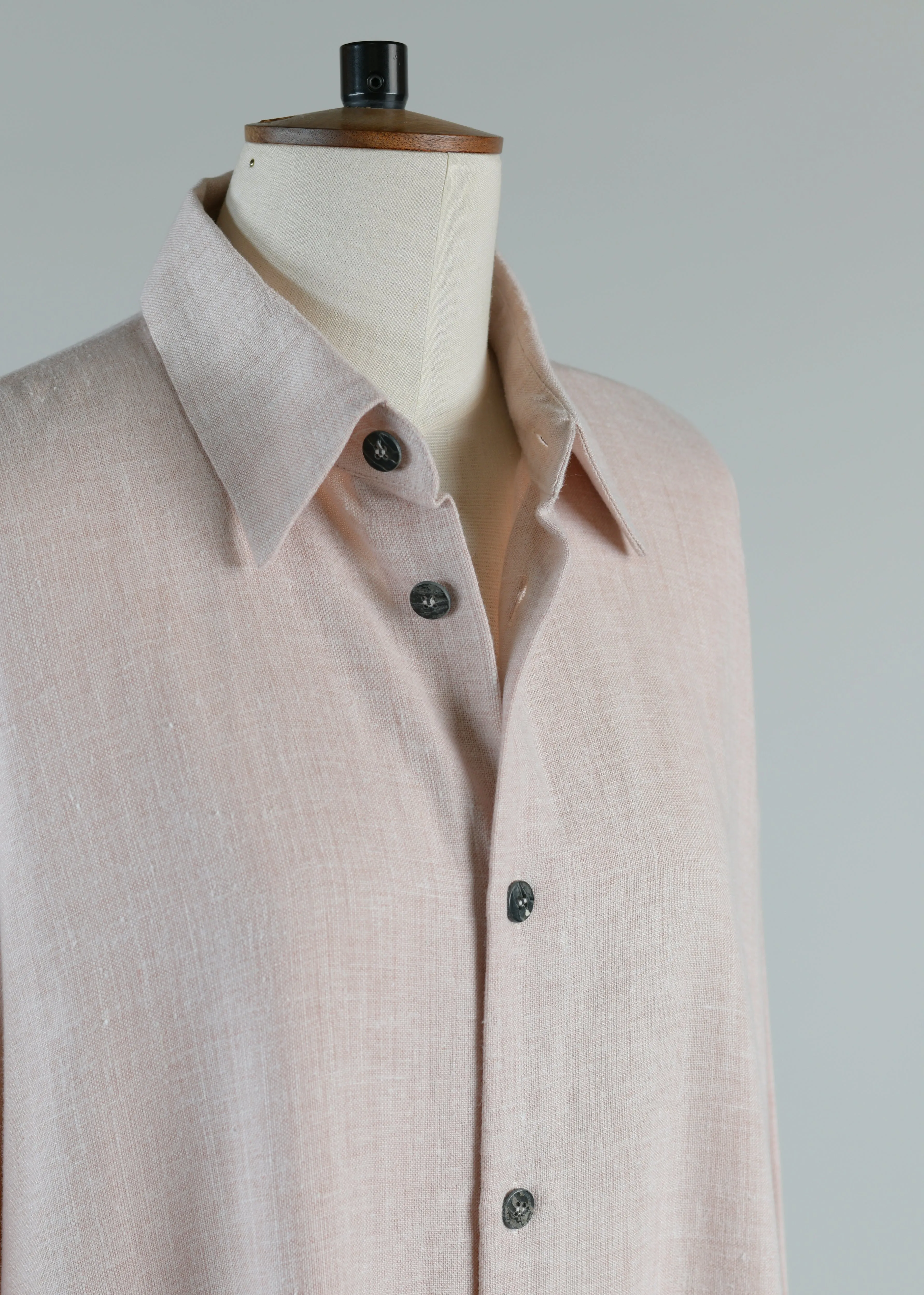 wide a-line shirt dress with collar sold by eskandar product image thumbnail 4