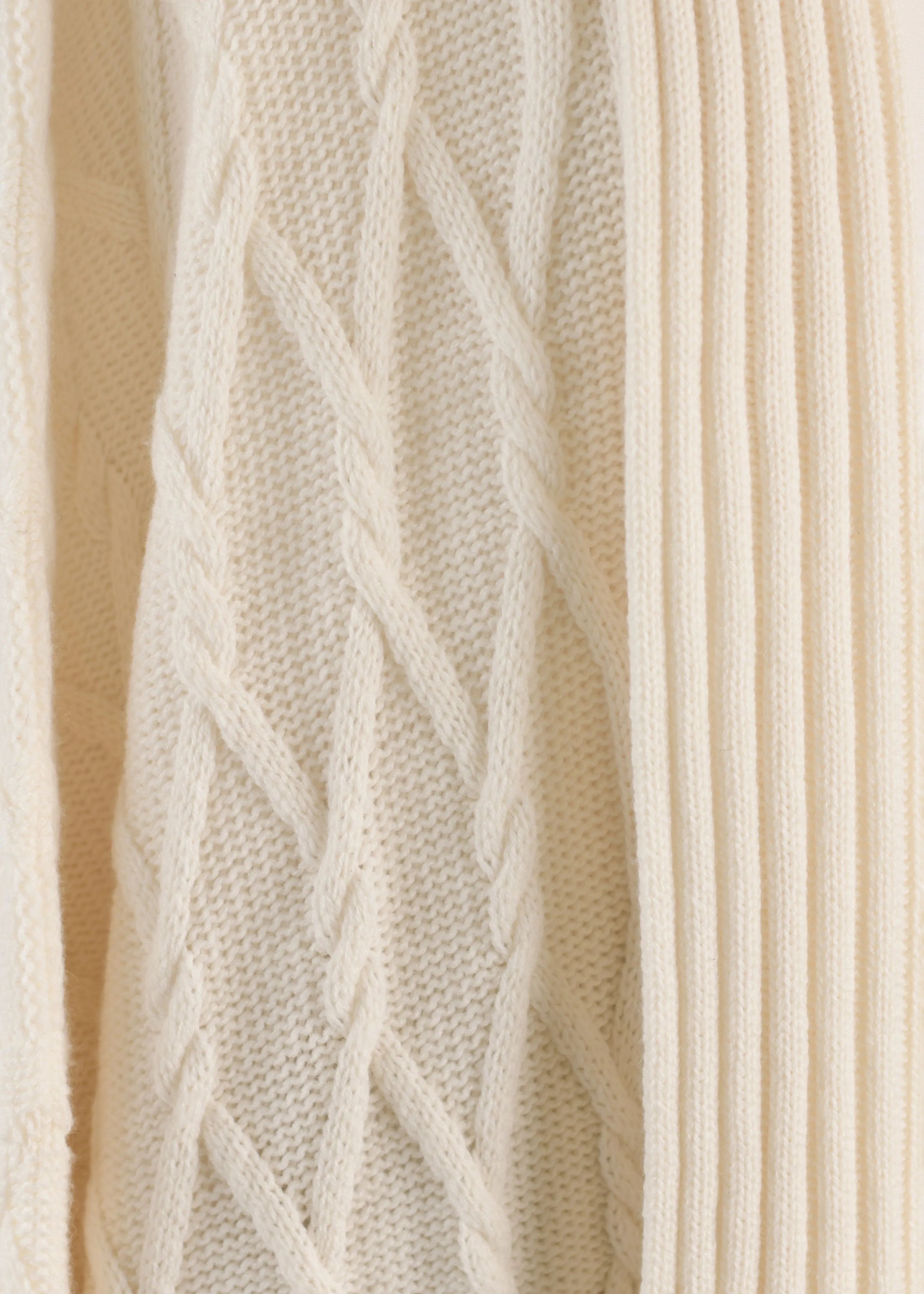 cashmere wide shawl collar cardigan coat - 3/4 length sold by eskandar product image thumbnail 4