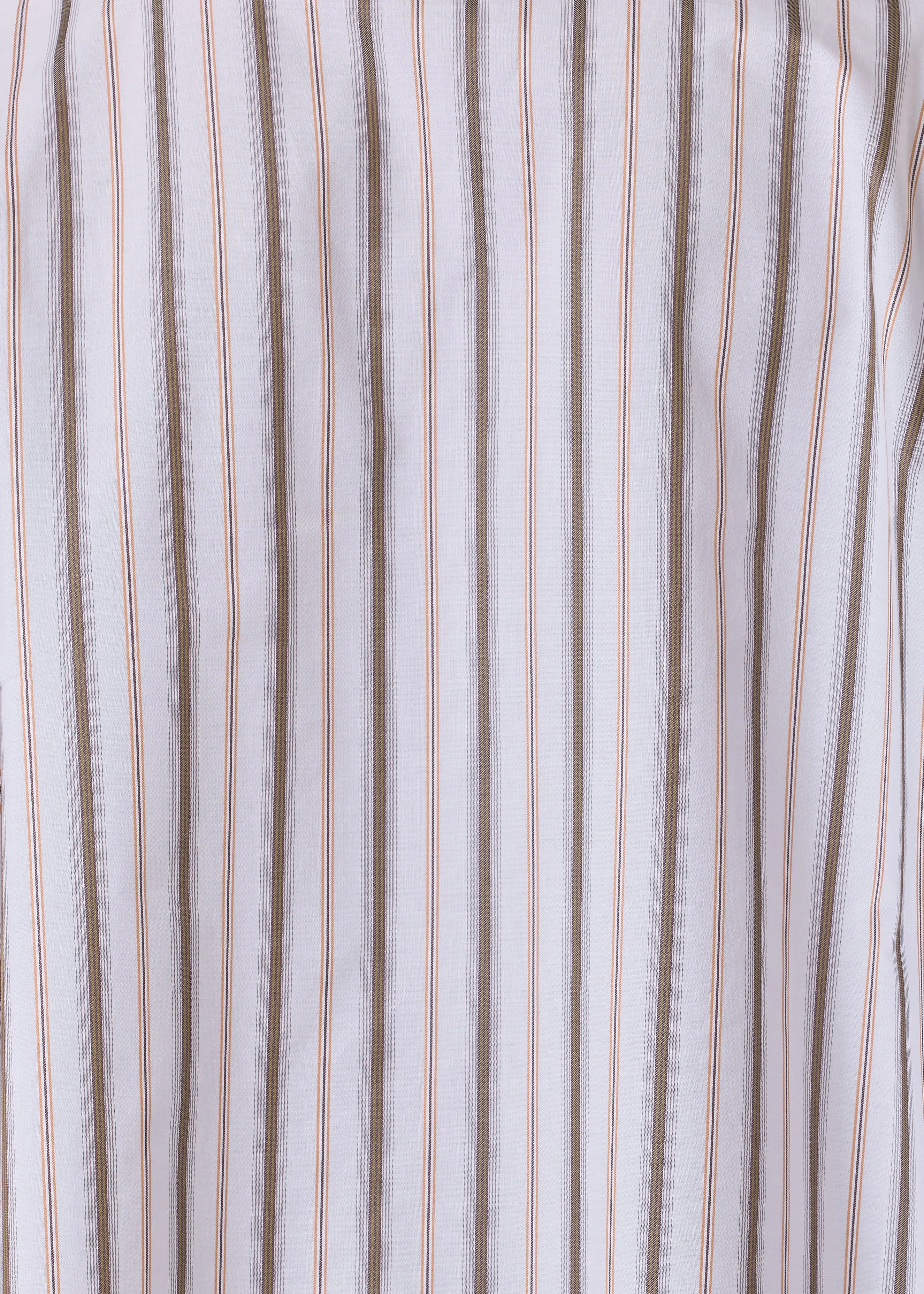 cotton sloped shoulder wide a-line artists smock with pleated collar - long plus (oliveorange) sold by eskandar product image thumbnail 5