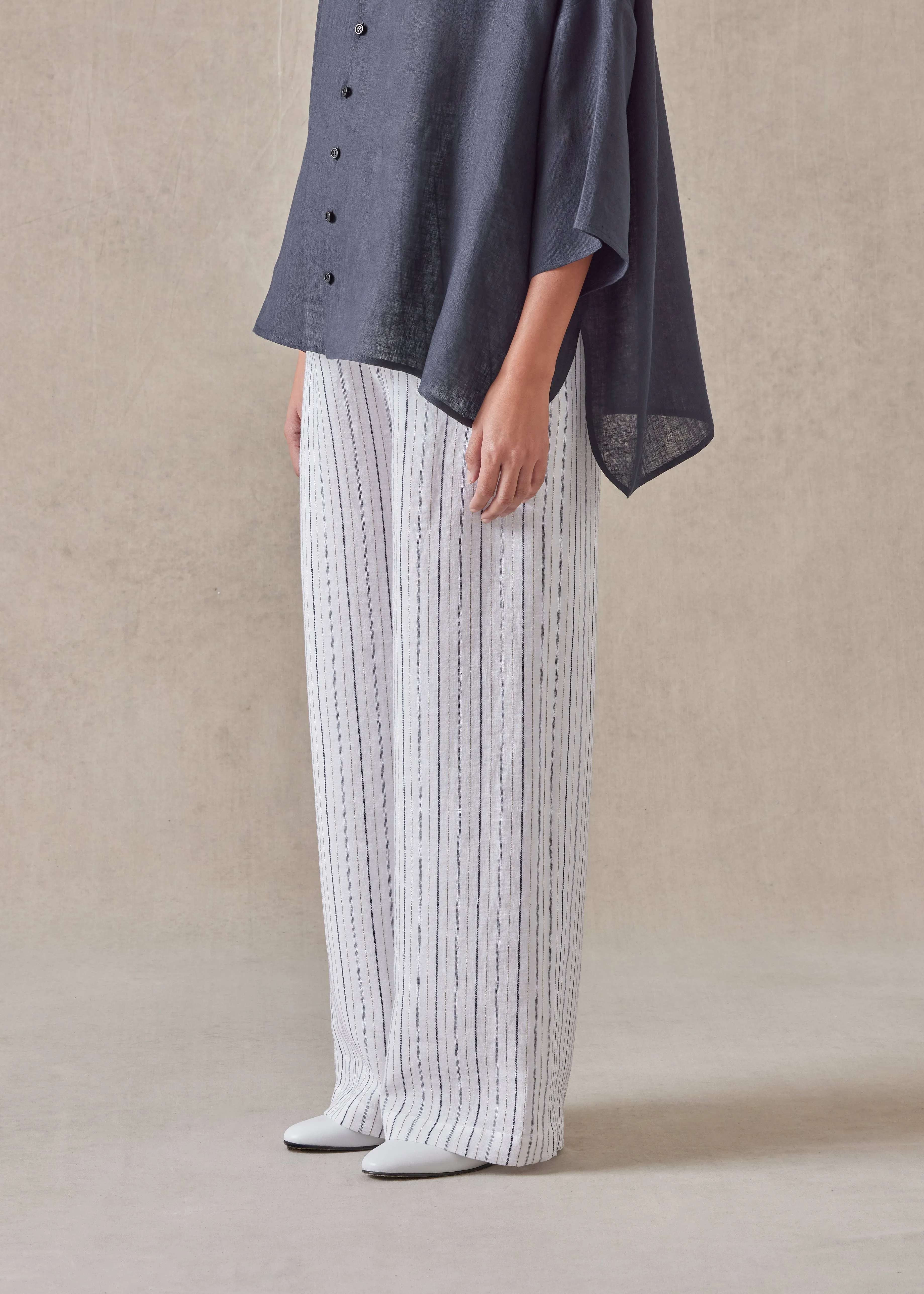 linen trouser sold by eskandar product image thumbnail 2