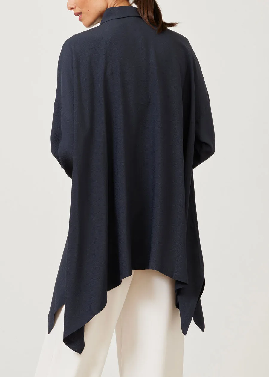 silk dps shirt with collar - long plus sold by eskandar product image thumbnail 3