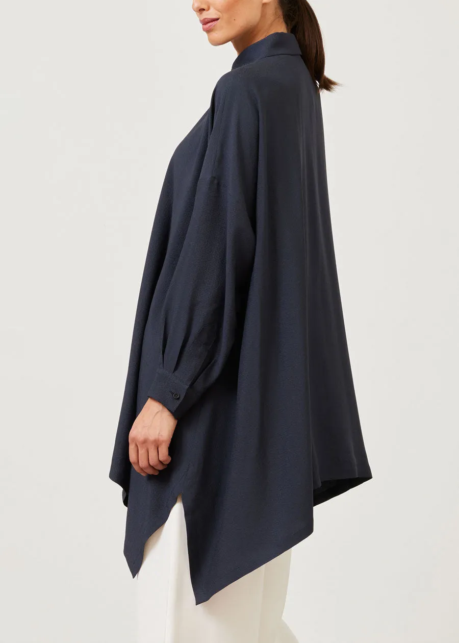 silk dps shirt with collar - long plus sold by eskandar product image thumbnail 5