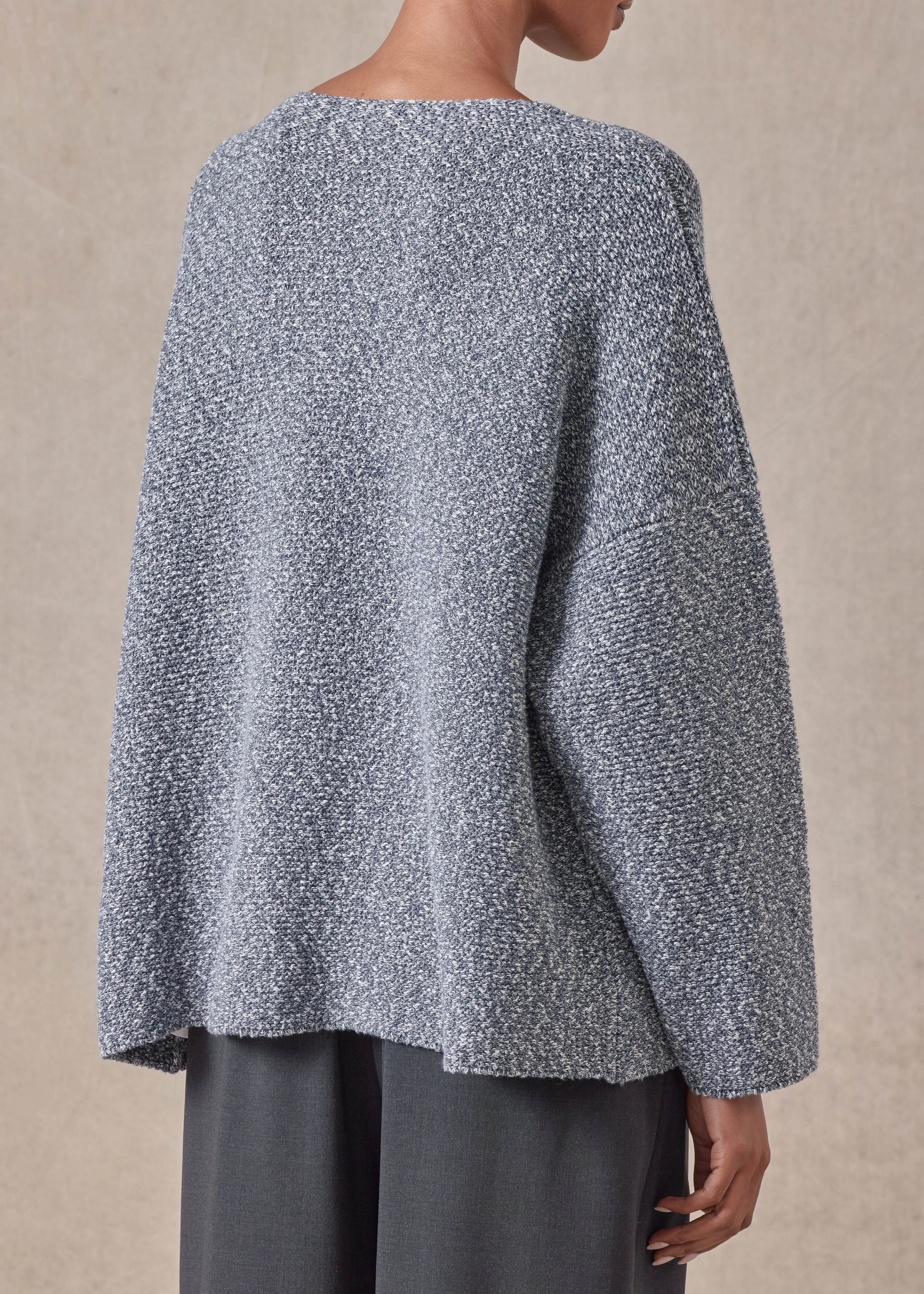 cotton cropped jacket coat sold by eskandar product image thumbnail 5