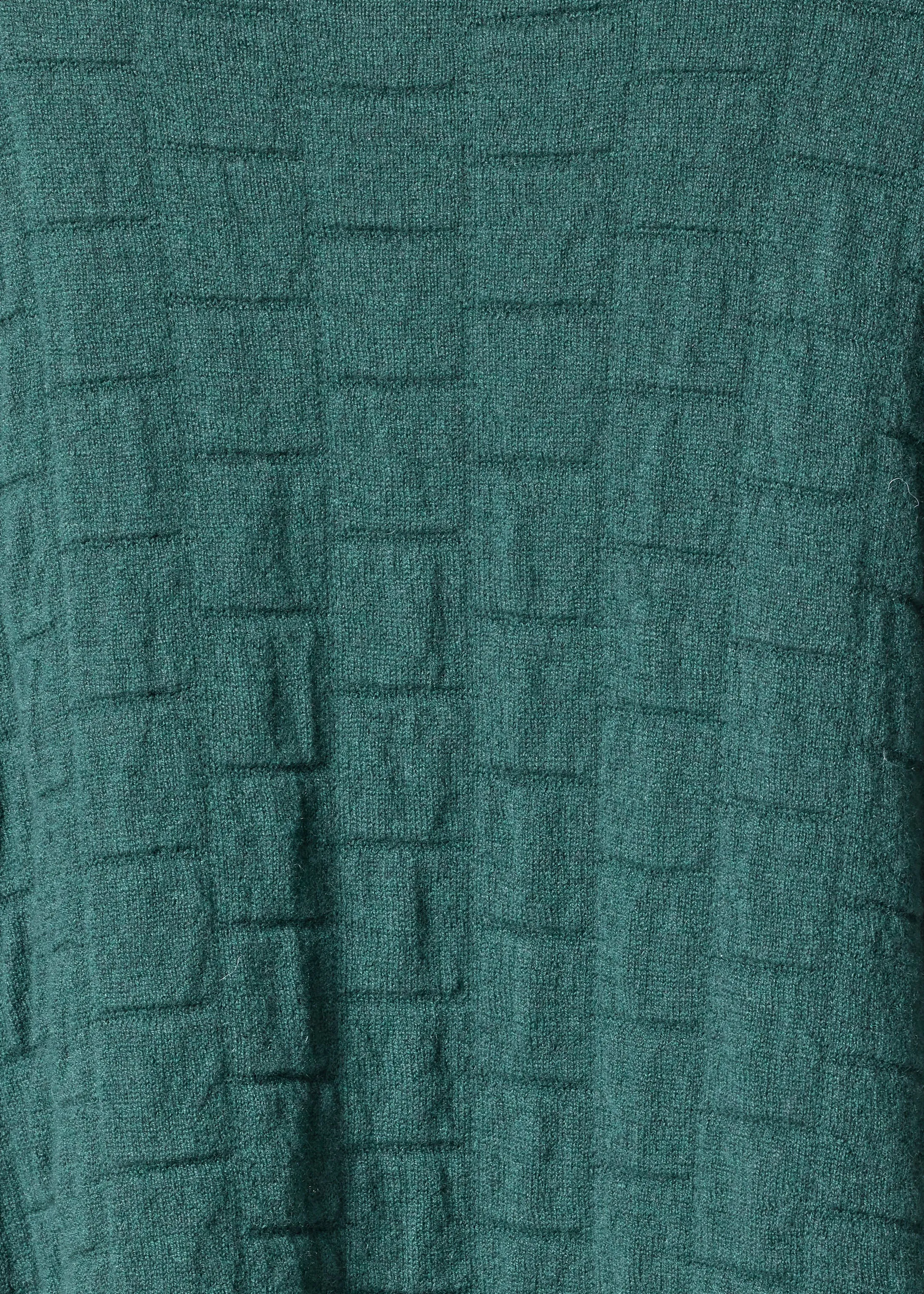 cashmere scrunch shawl collar cardigan - long plus (spruce) sold by eskandar product image thumbnail 5