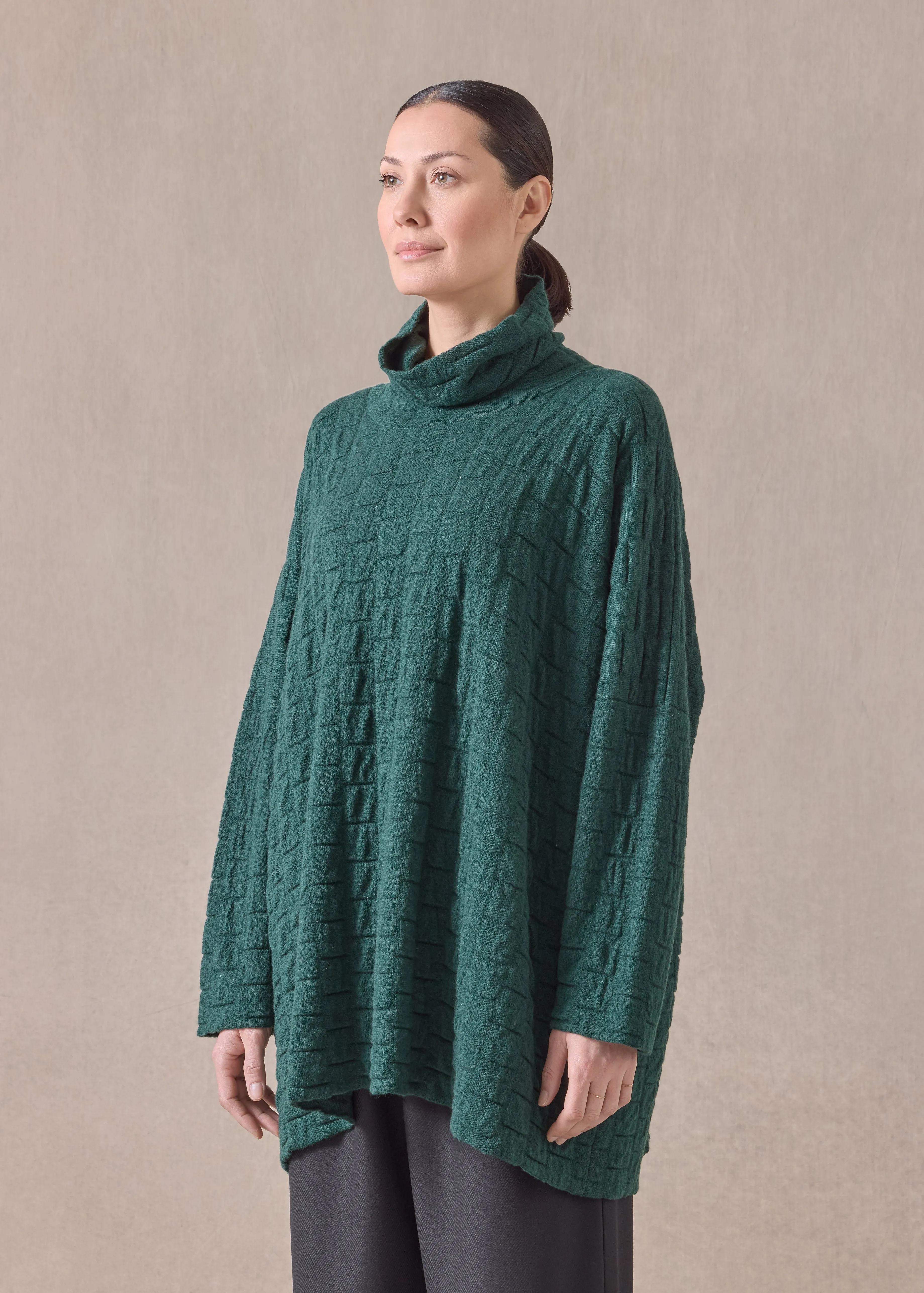 cashmere monks top - long sold by eskandar product image thumbnail 2