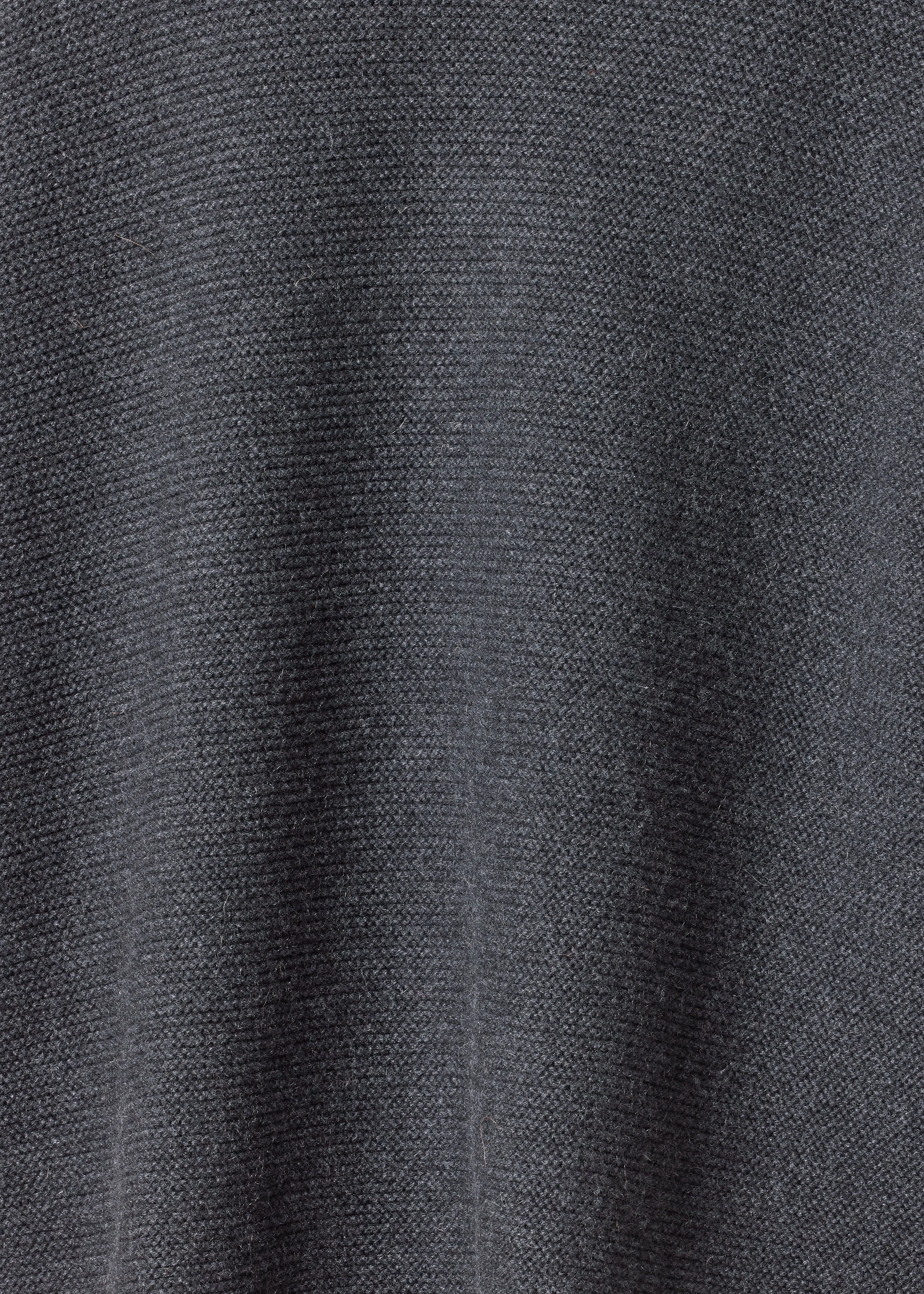 cashmere small jacket coat cardigan- short (coal) sold by eskandar product image thumbnail 5